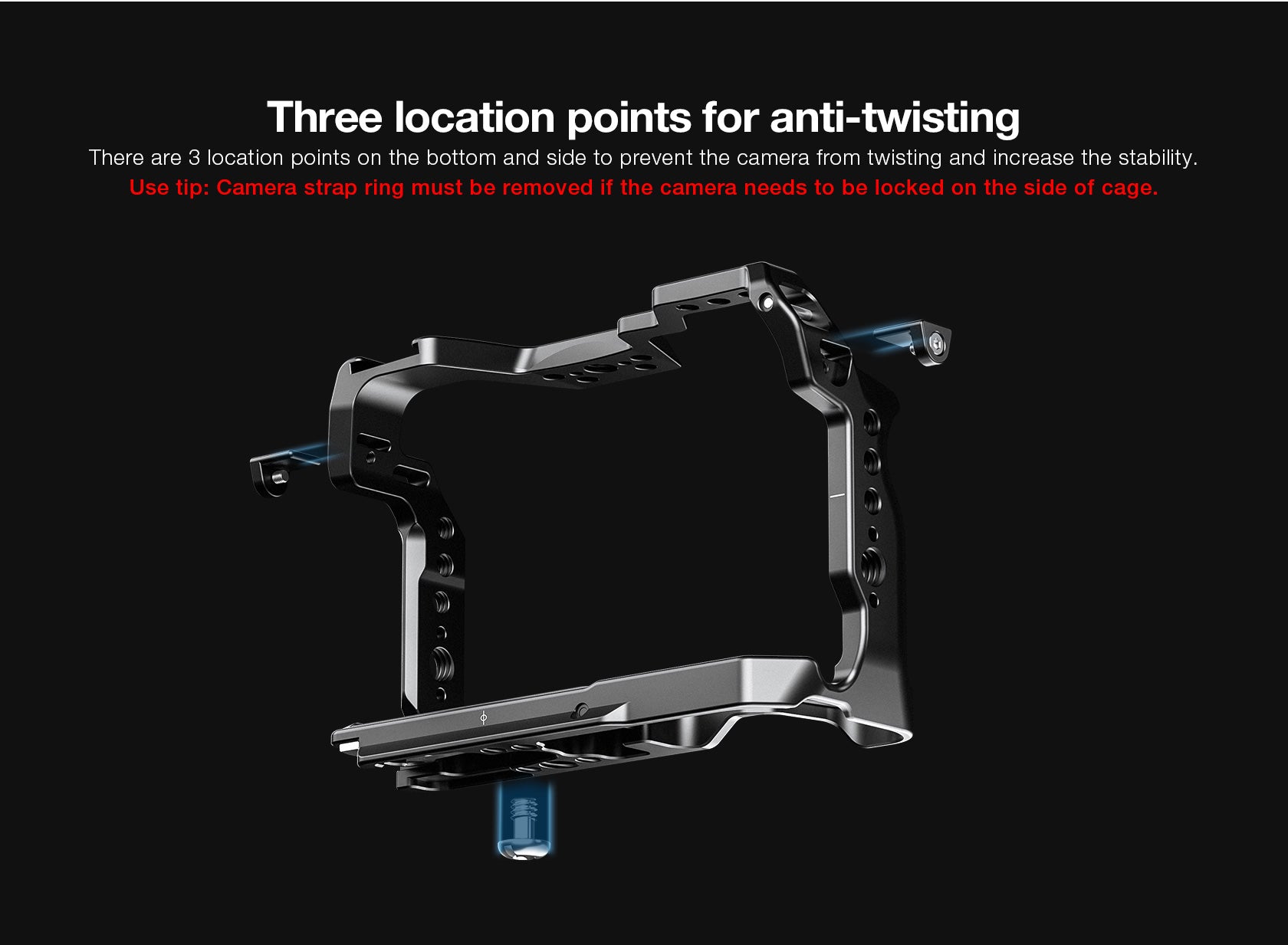 Leofoto EOS-R8 Custom Cage for Canon EOS-R8 Camera