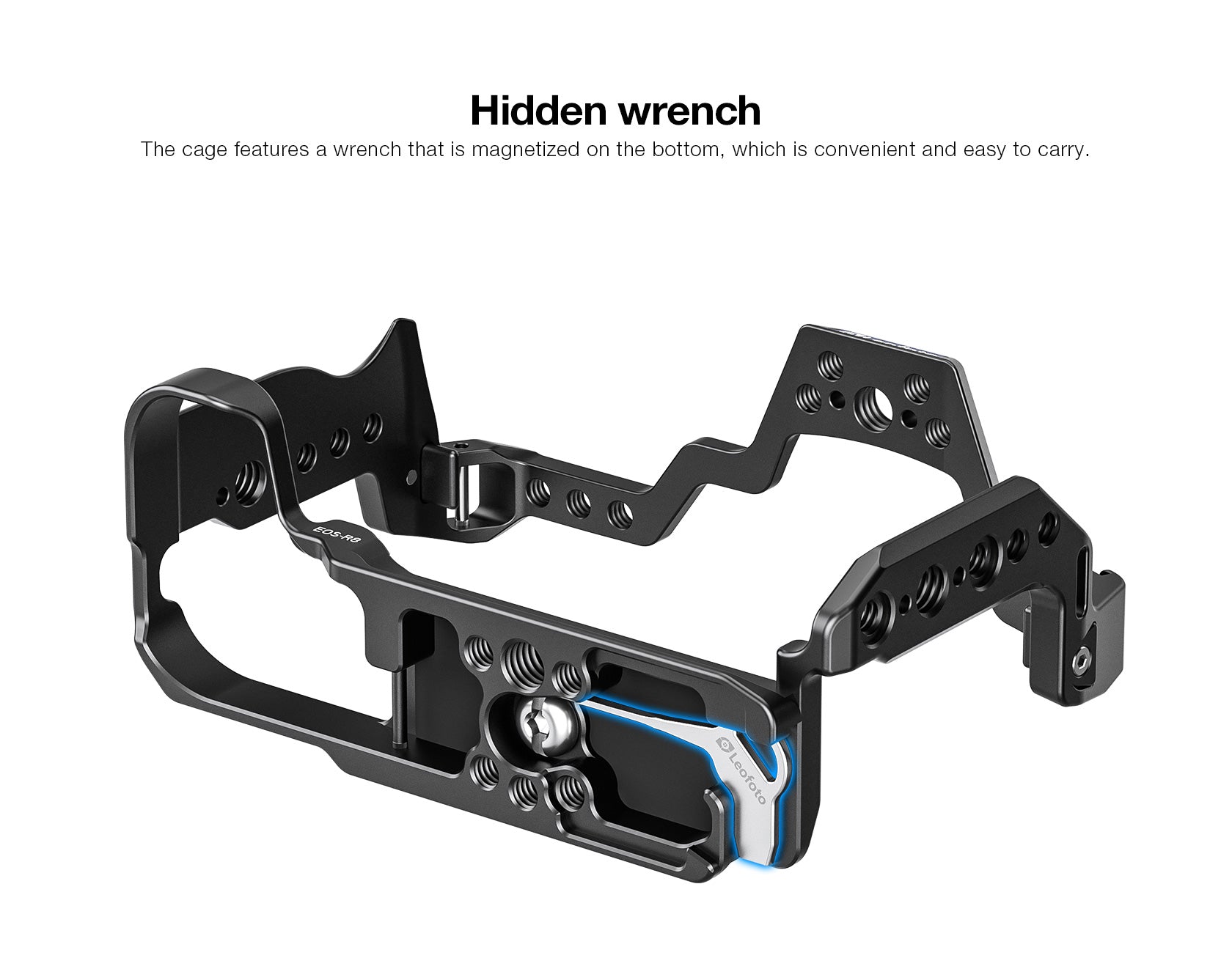 Leofoto EOS-R8 Custom Cage for Canon EOS-R8 Camera