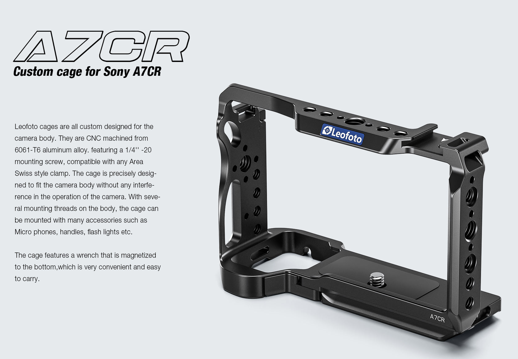 Leofoto A7CR Camera Cage for Sony A7C and A7C II