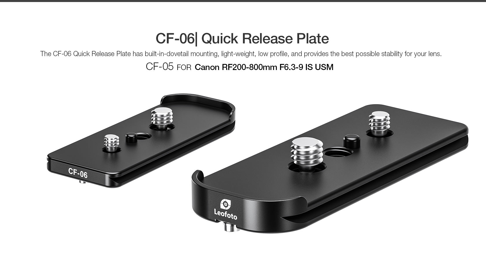 Leofoto CF-06 Replacement Foot for Canon RF 200-800mm F6.3-9 IS USM