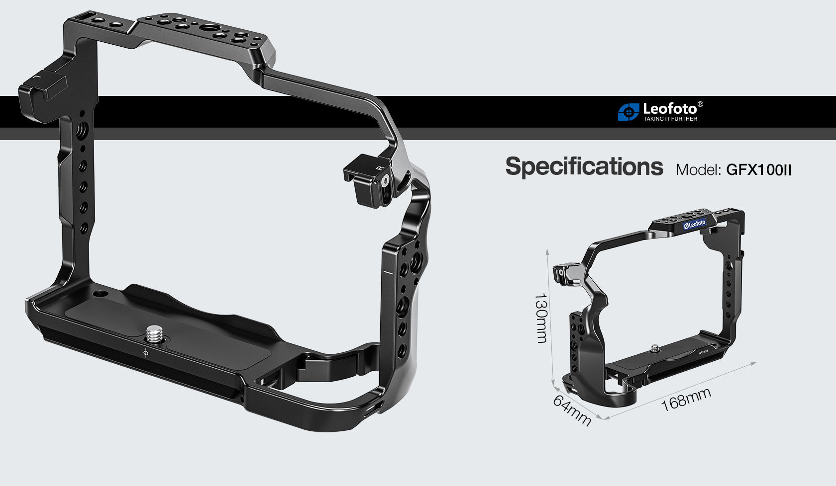 Leofoto GFX100 II Camera Cage for Fujifilm GFX100 II