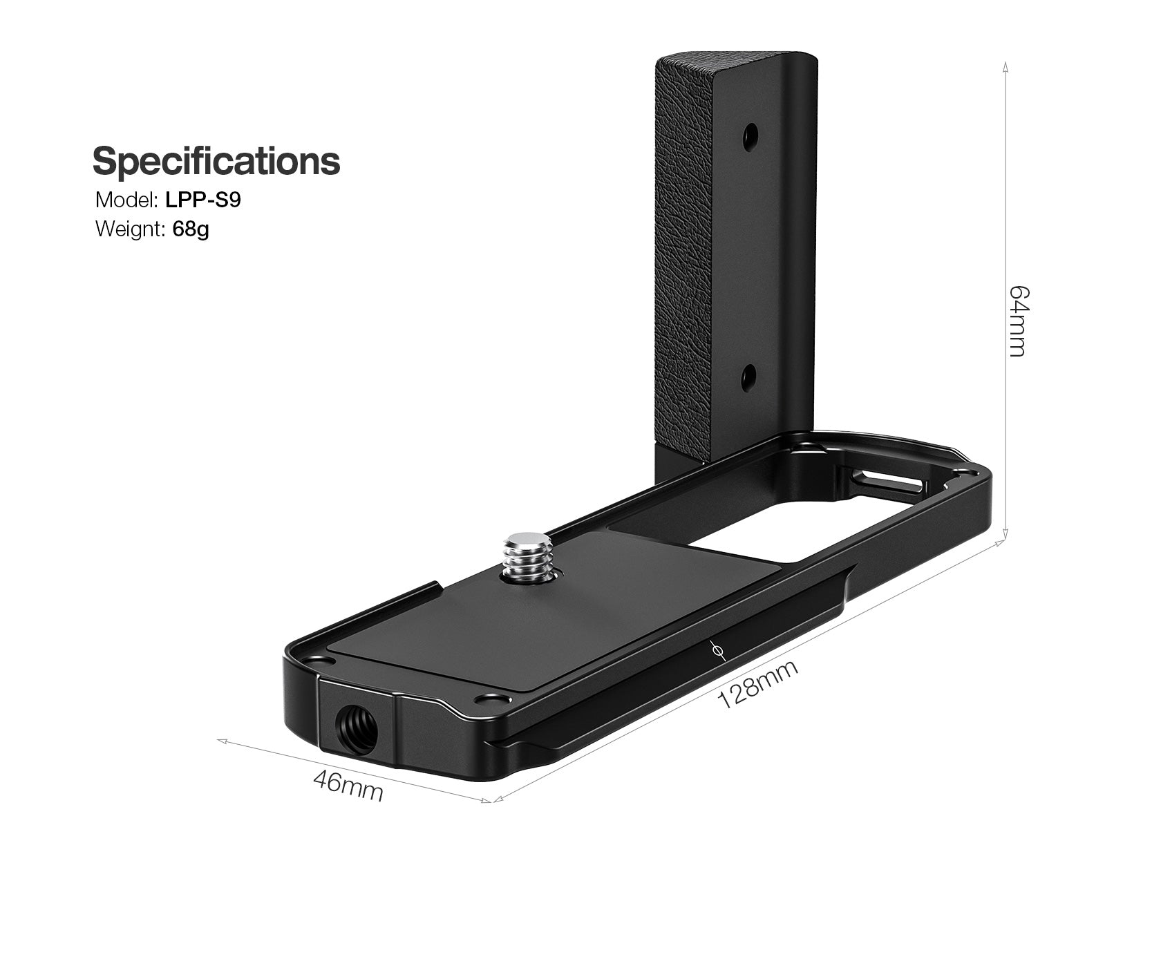 Leofoto LPP-S9 L Plate for Lumix S9 | Arca Compatible