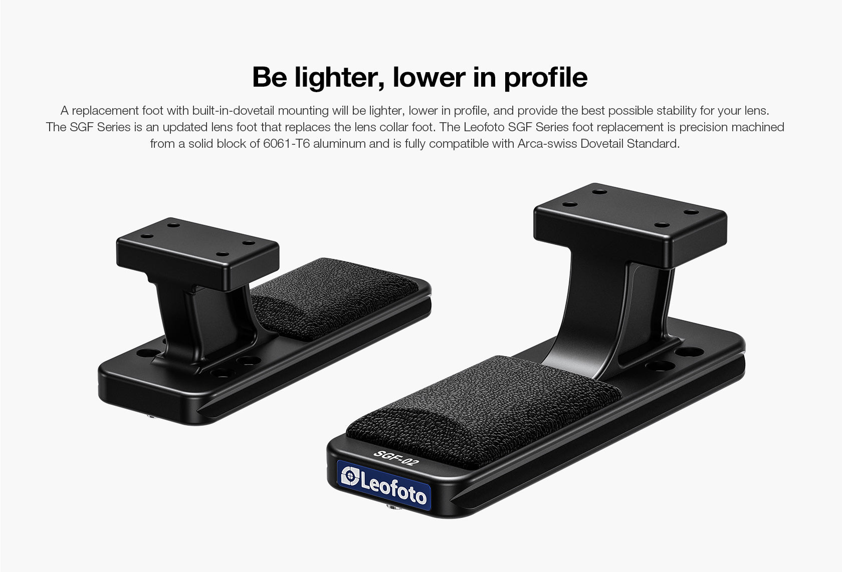 Leofoto SGF-02 Replacement Lens Foot for Sigma 500mm f/5.6 DG DN OS, 70-200mm f/2.8 DG DN OS, and 200mm f/2 DG OS Sports