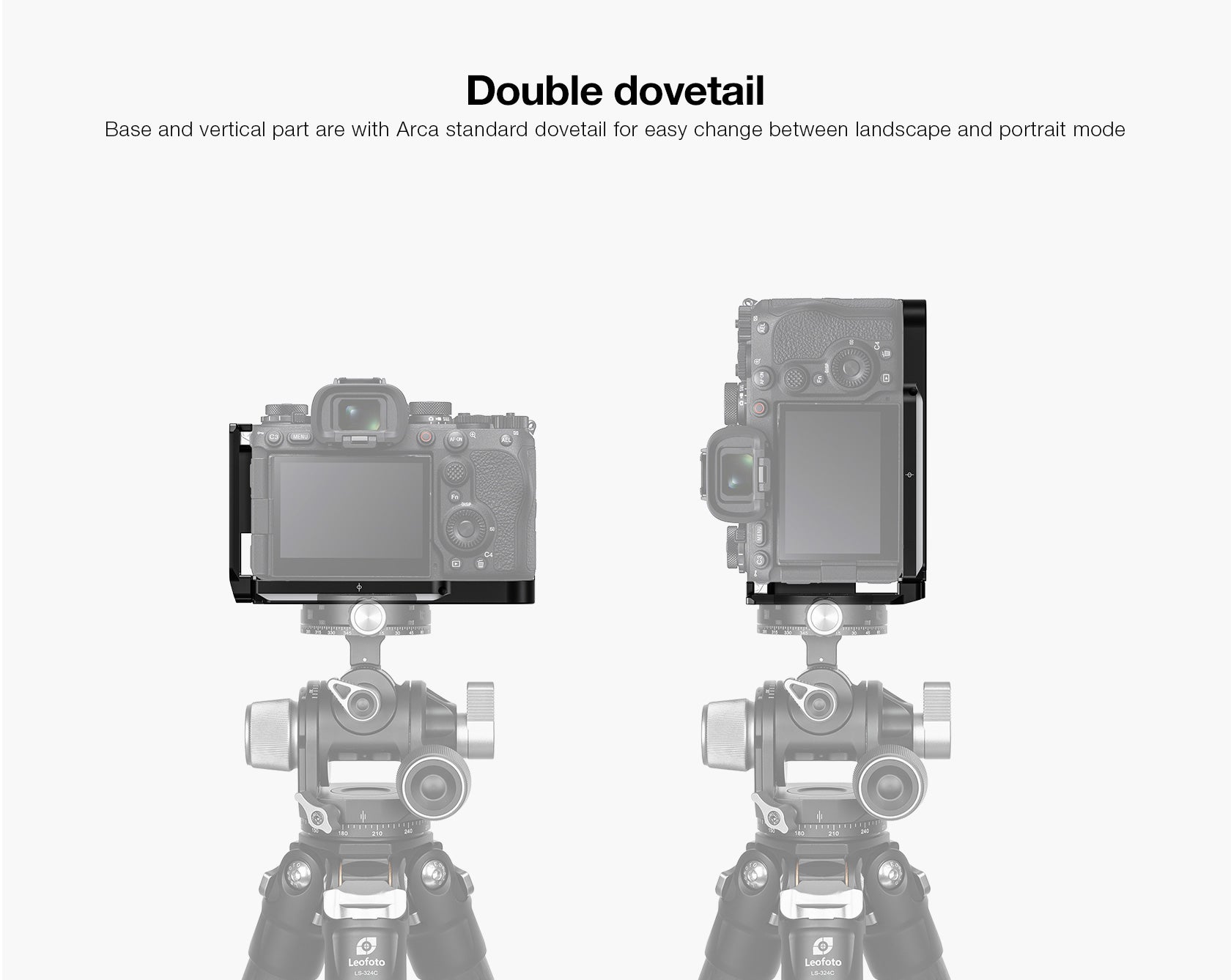 Leofoto LPS-A1 II L Plate for Sony A1 II Camera | Arca Compatible