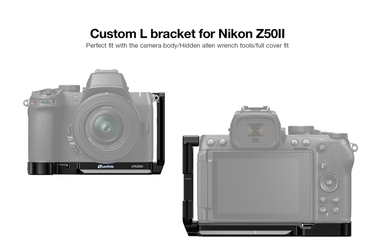 Leofoto LPN-Z50II L-Bracket for Nikon Z50II | Arca Compatible