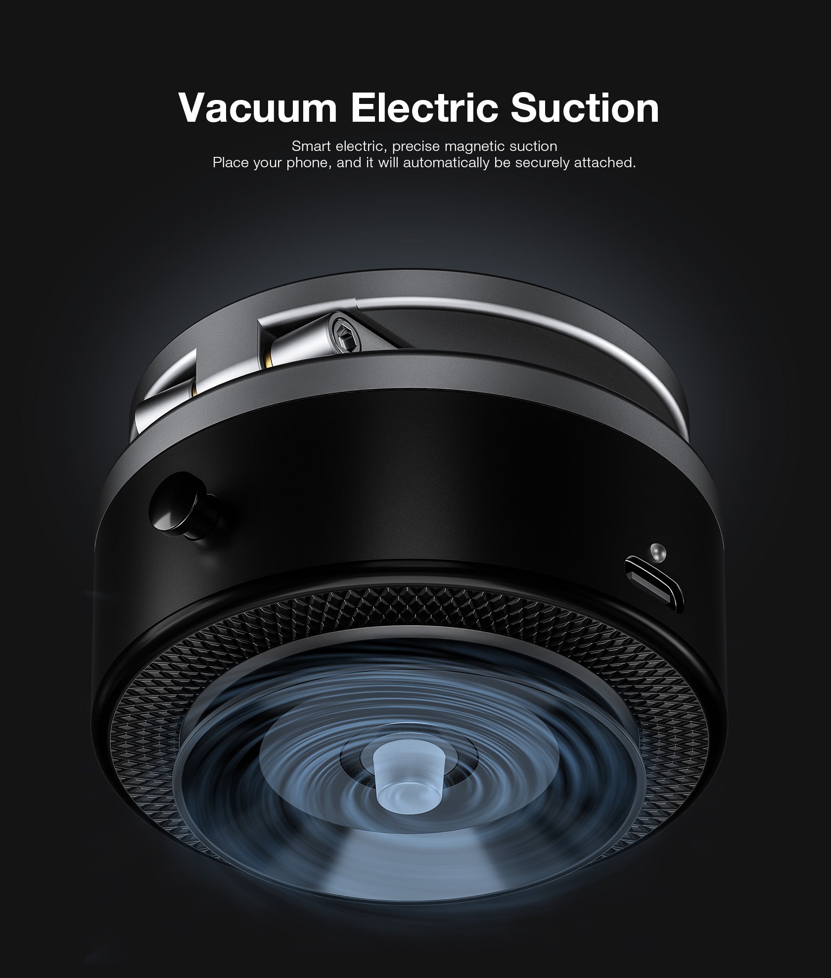 Leofoto PM-04 Magnetic Phone Mount with Electric Suction Cup