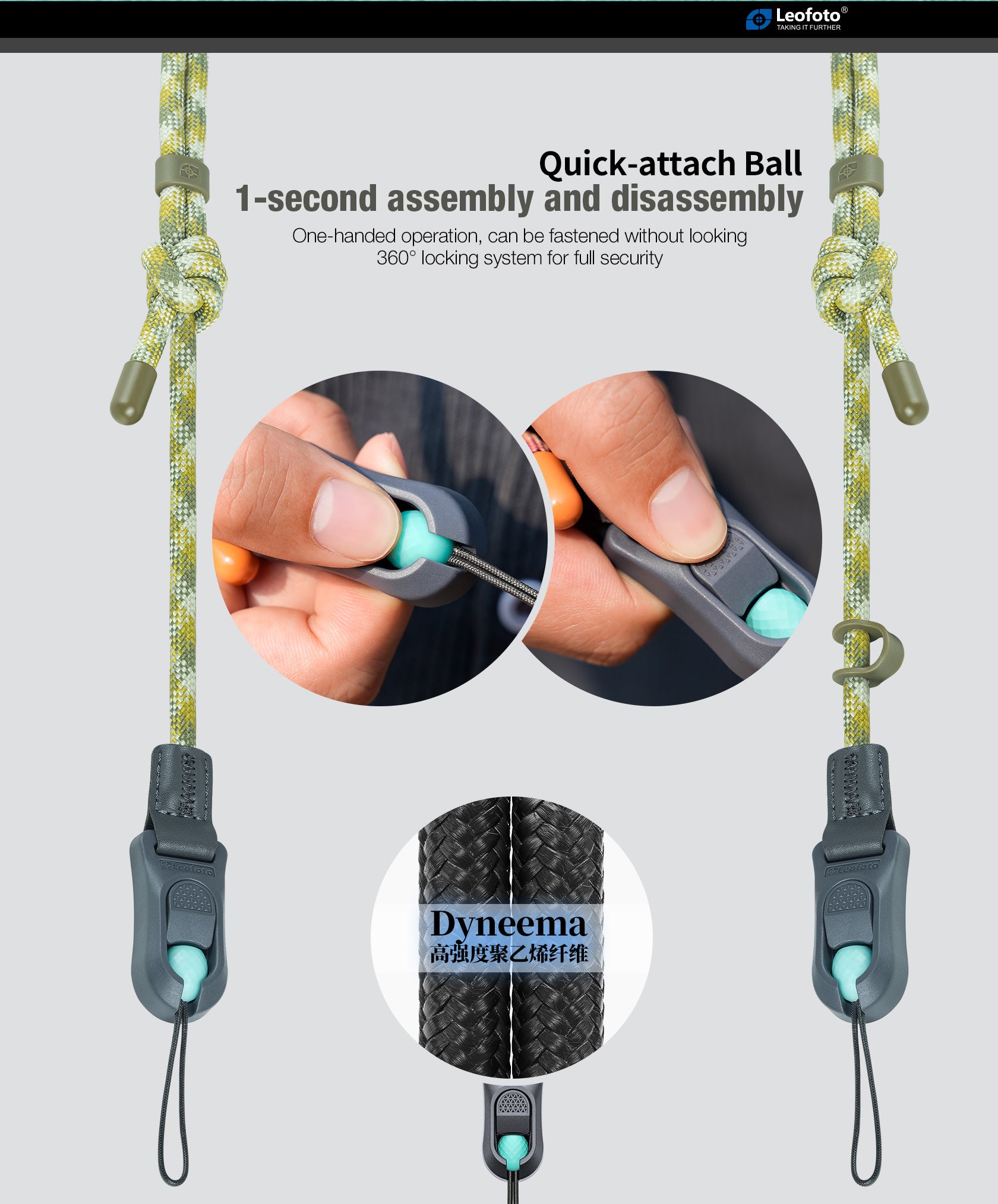 Leofoto L-CS-201 / 202 / 203 / 204 / 205 / 206 Classic Camera Straps