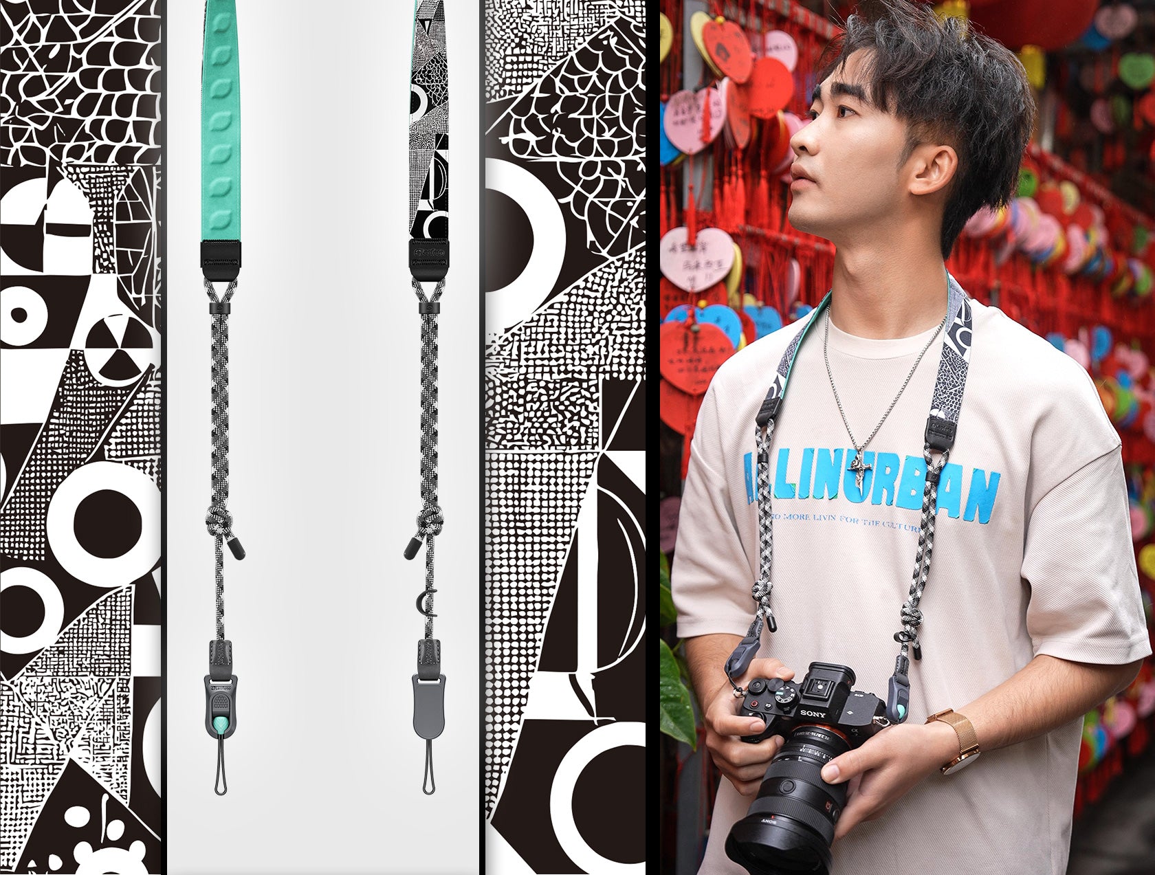 Leofoto L-CS-201 / 202 / 203 / 204 / 205 / 206 Classic Camera Straps