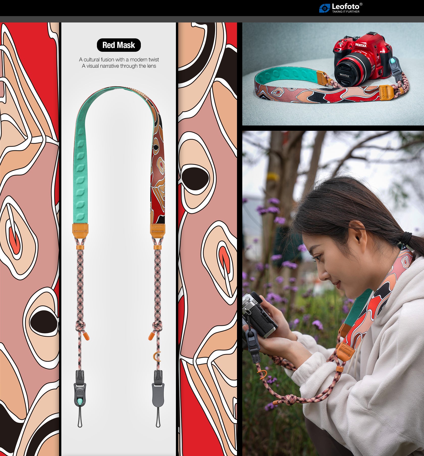 Leofoto L-CS-201 / 202 / 203 / 204 / 205 / 206 Classic Camera Straps