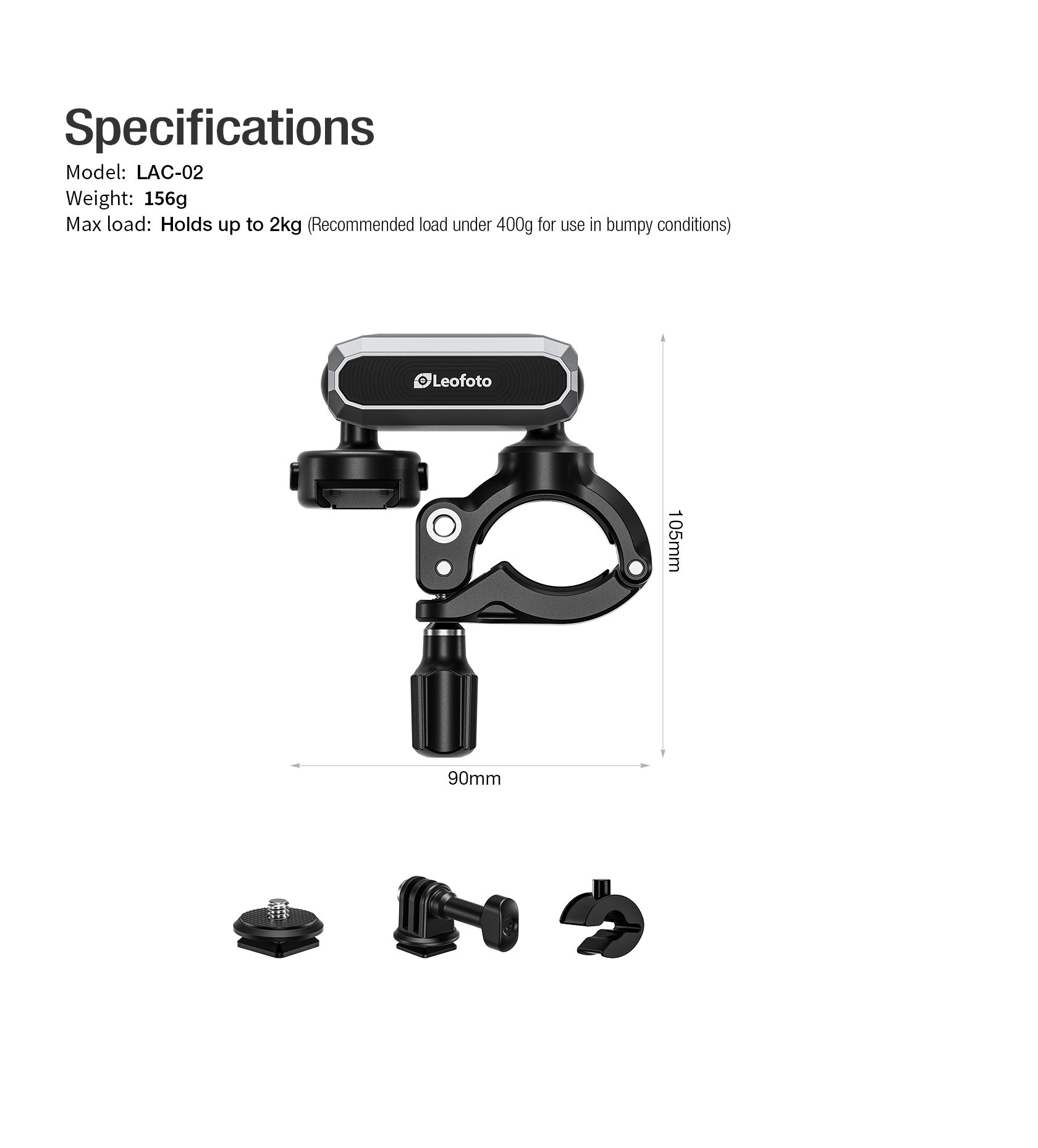 Leofoto LAC-02 Handlebar Sports Camera Mount