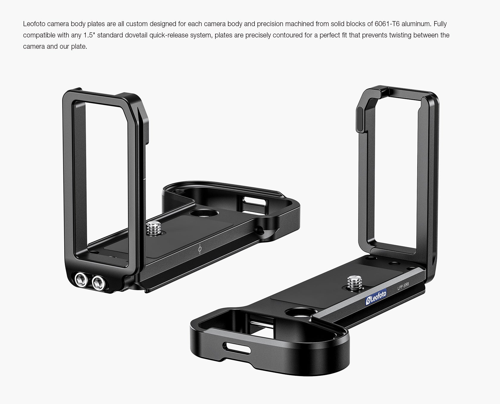 Leofoto LPP-S1RII L Plate for LUMIX S1RII, S1II, S1IIE | Arca Compatible