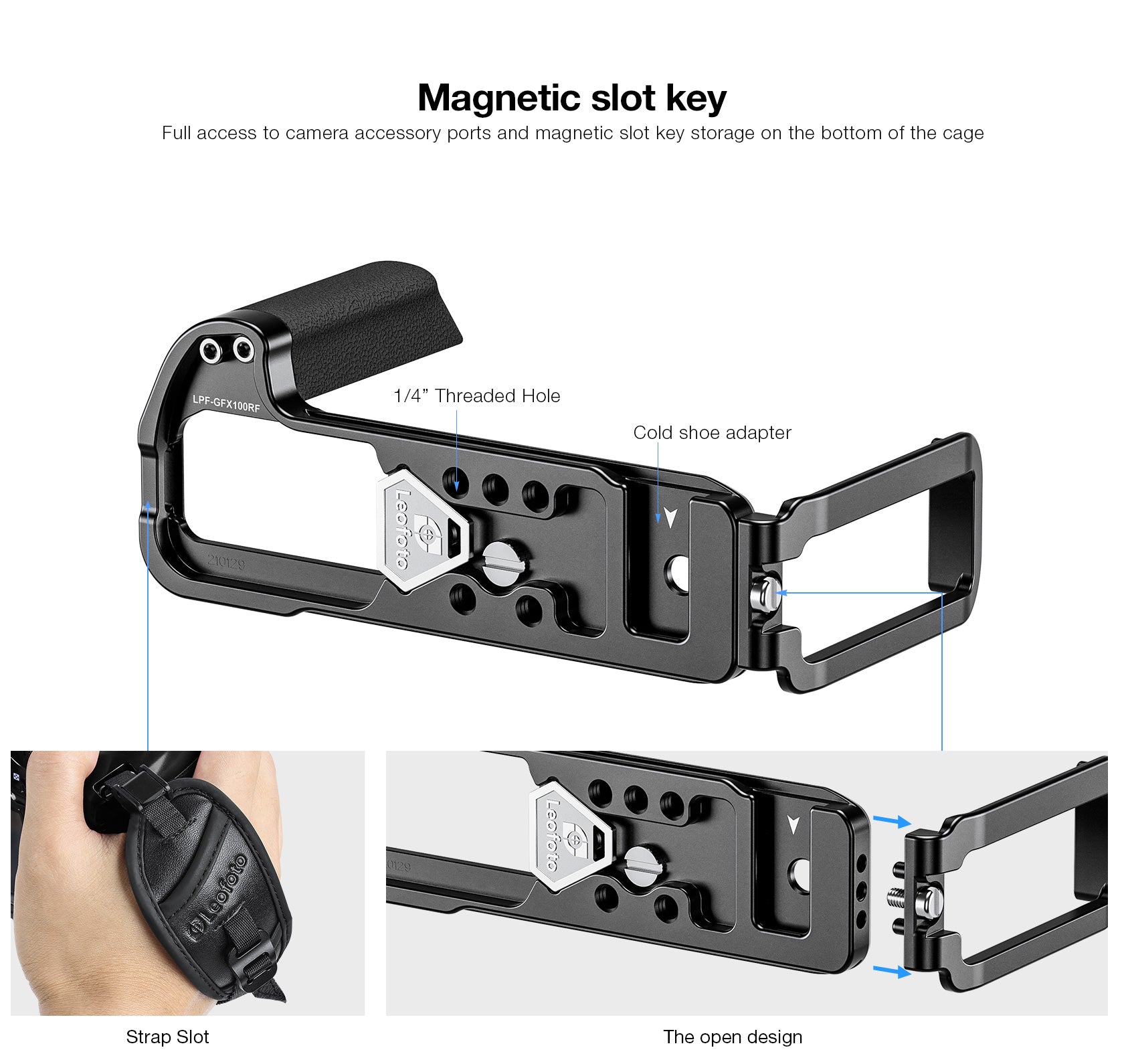 Leofoto LPN-Z5II L-Bracket for Nikon Z5II/Z6II | Arca Compatible