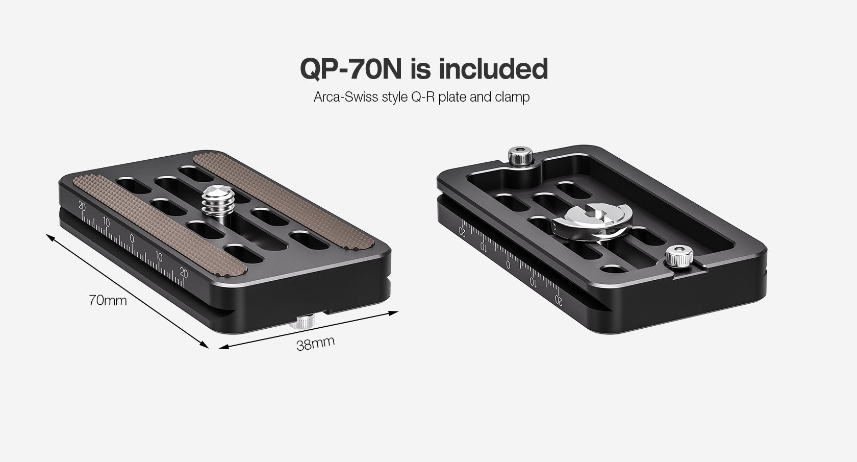 Leofoto GR-3 Geared Panning Adapter | Arca Compatible | Upgraded Extended Precision Knob for Easier Control