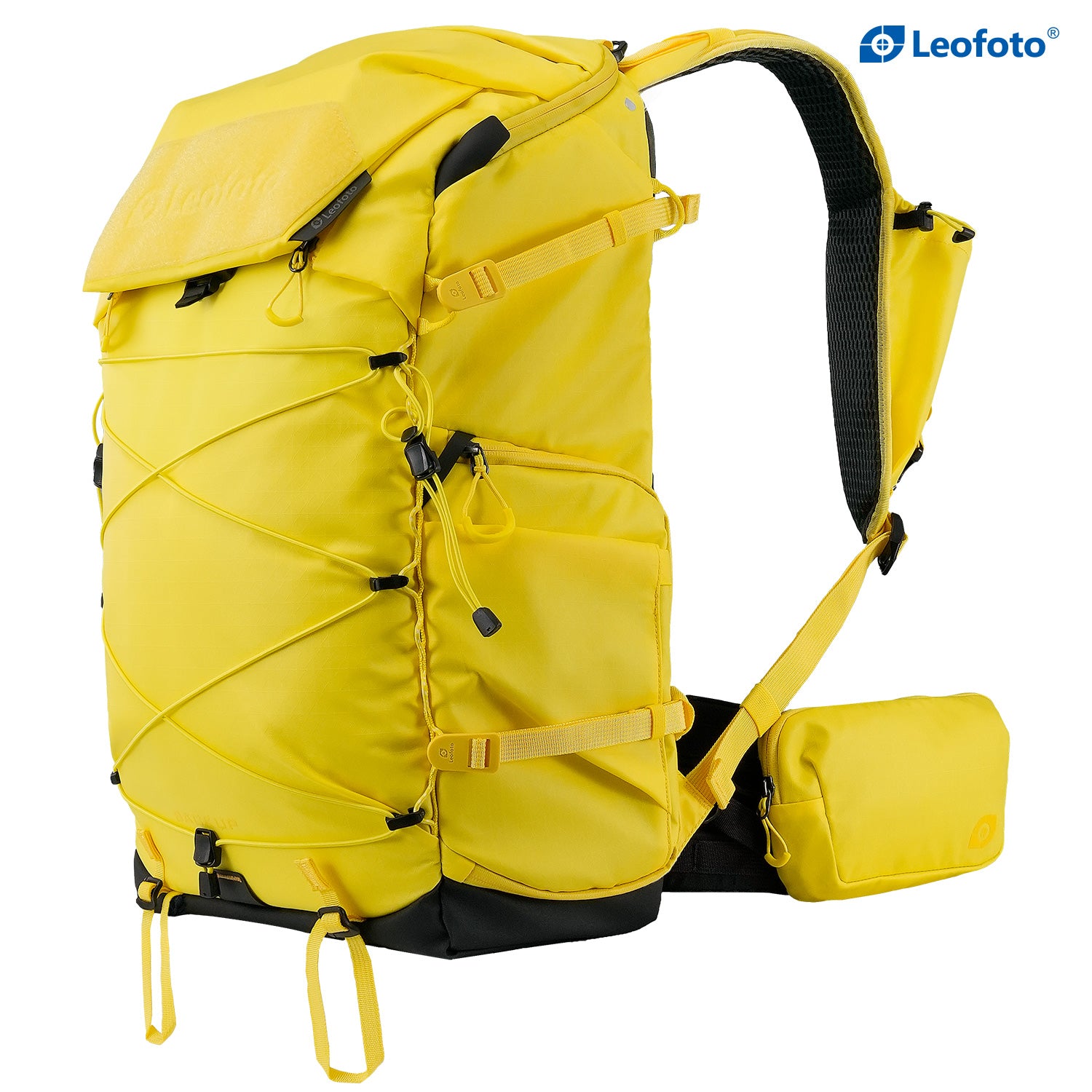 Leofoto All-in-One Travel & Photography Camera Backpack – 35L in Black, Yellow, and Green