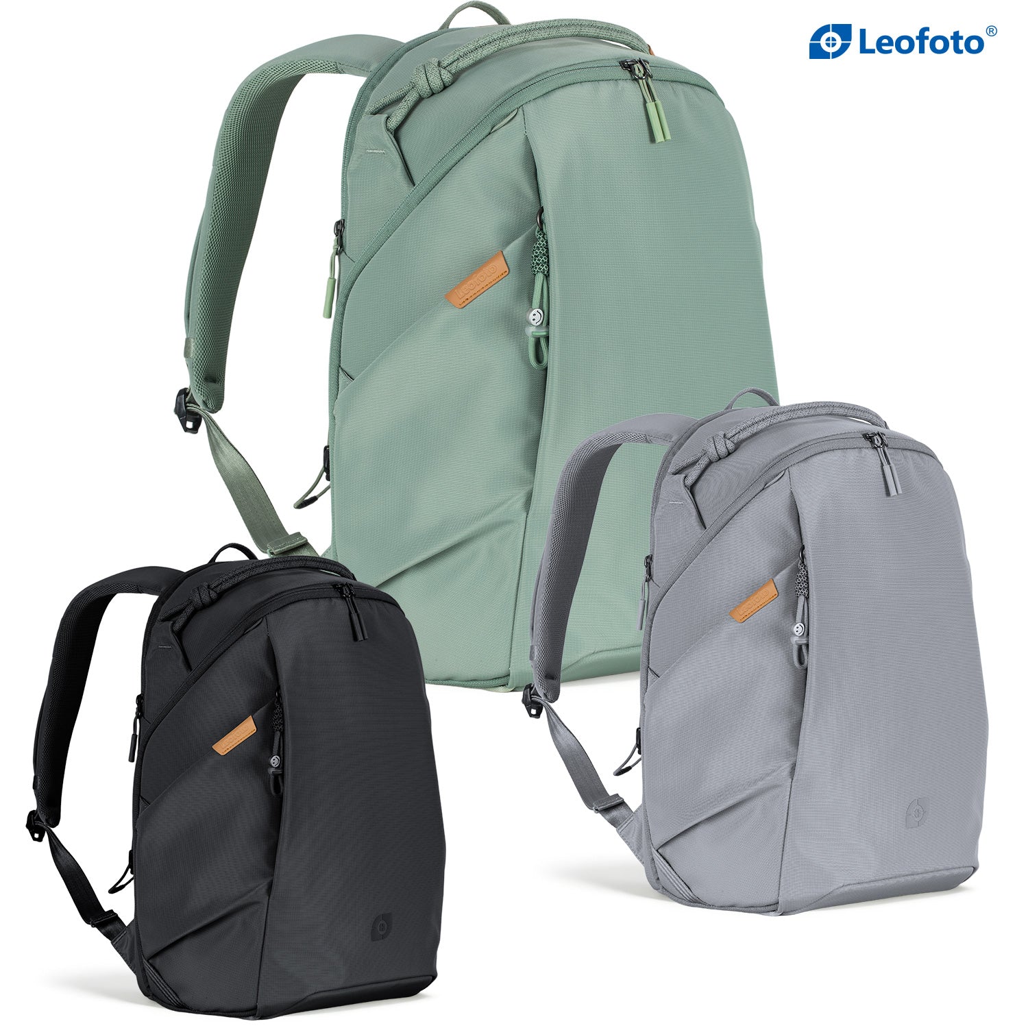 backpack camera laptop Leofoto Daily Lite Series Camera Backpack (Green / Gray / Midnight Blue) – 13L / 17L / 23L Midnight Blue / 23L
