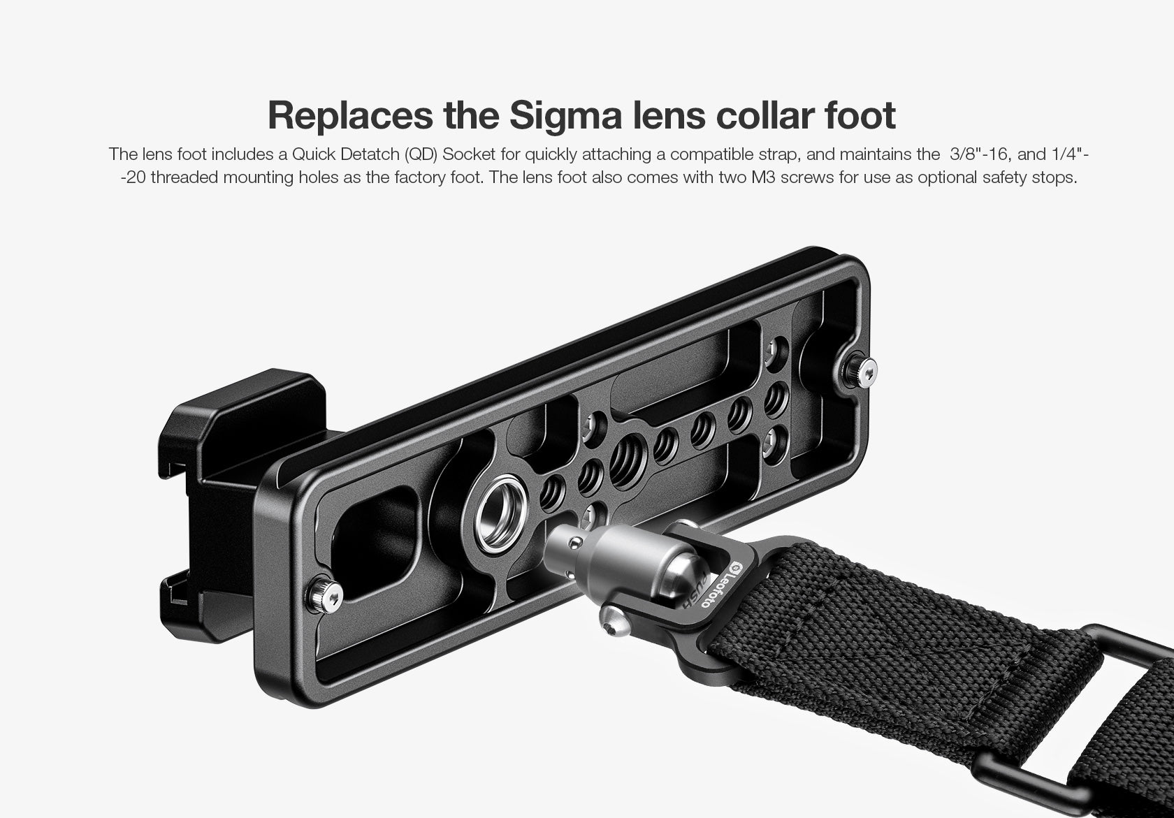 Leofoto FF-01 Replacement Foot for Fujifilm XF 150-600mm / 500mm & GF 500mm Lenses