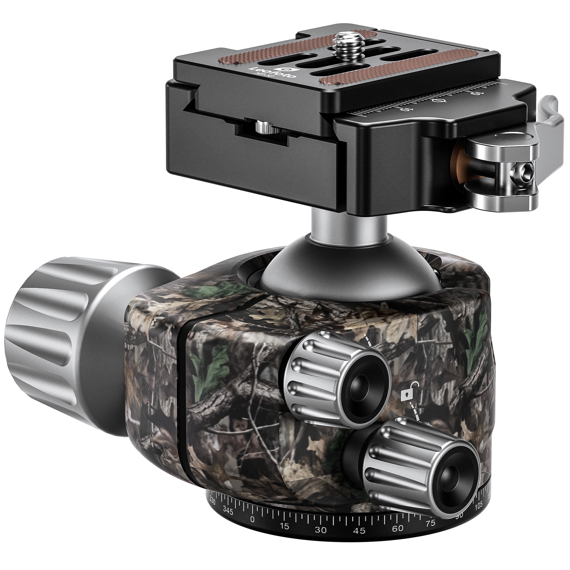 Leofoto LS-365C Camo Professional Light Weight Carbon Fiber Tripod and Head Kit