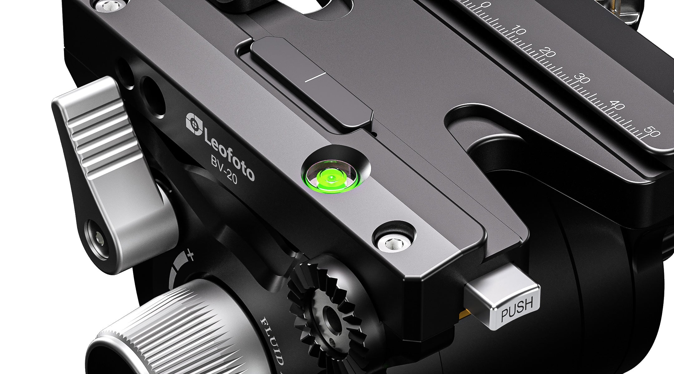 Leofoto BV-20K (Knob Clamp) Pro Fluid Video Head - Arca Standard