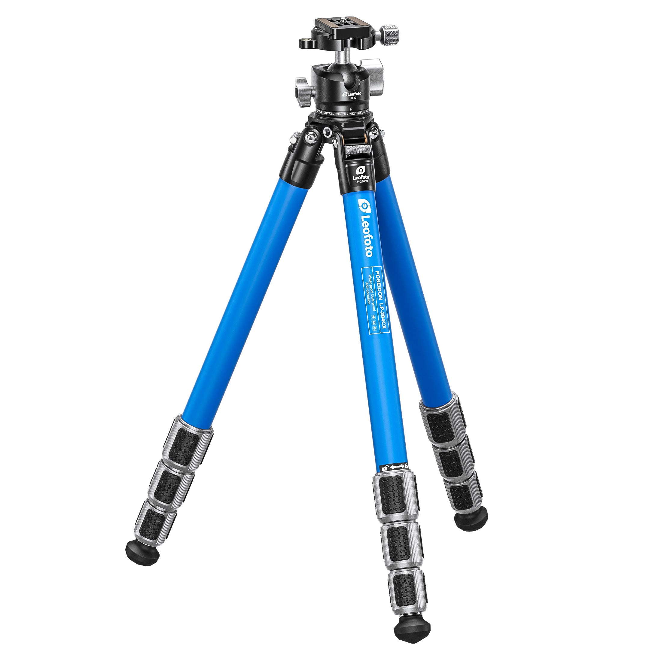 Leofoto LP-284C X Version Poseidon Ocean Tripod+Ballhead Set | Water, Corrosion-Resistant with Titanium Foot Spike