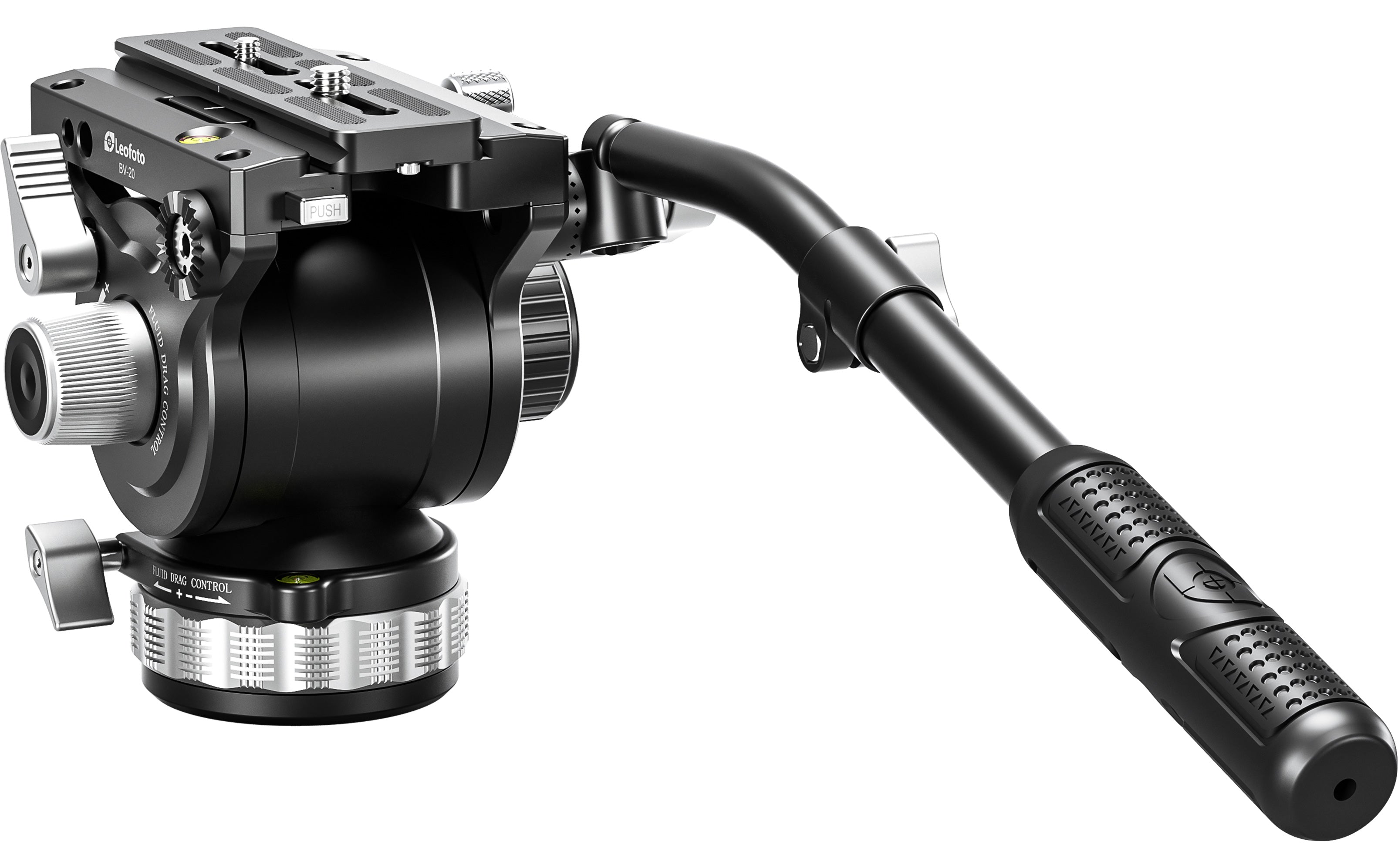 Leofoto BV-20K (Knob Clamp) Pro Fluid Video Head - Arca Standard
