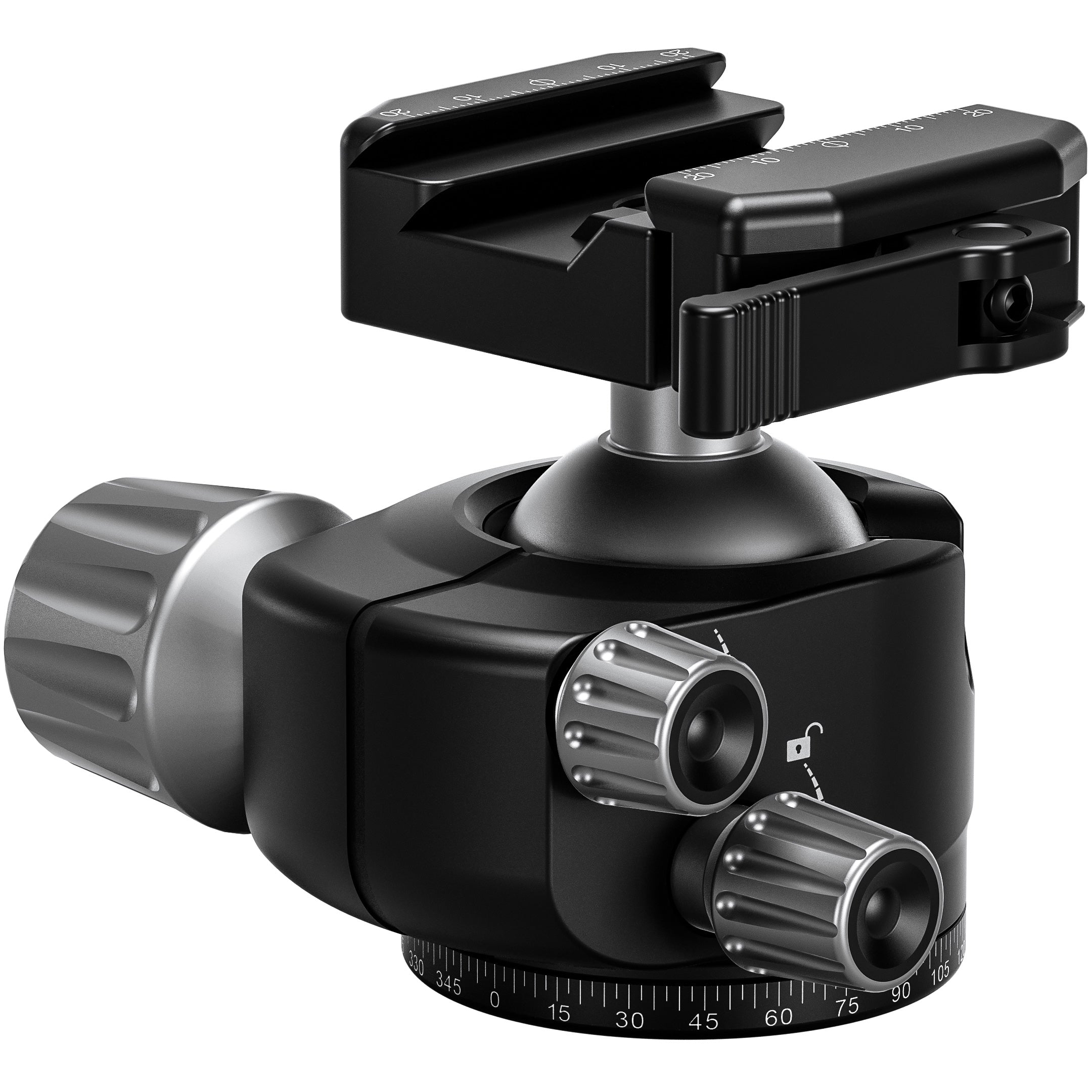 Leofoto LH-LSC Lever-Release Hybrid Clamp Ball Head for Shooting/Hunting