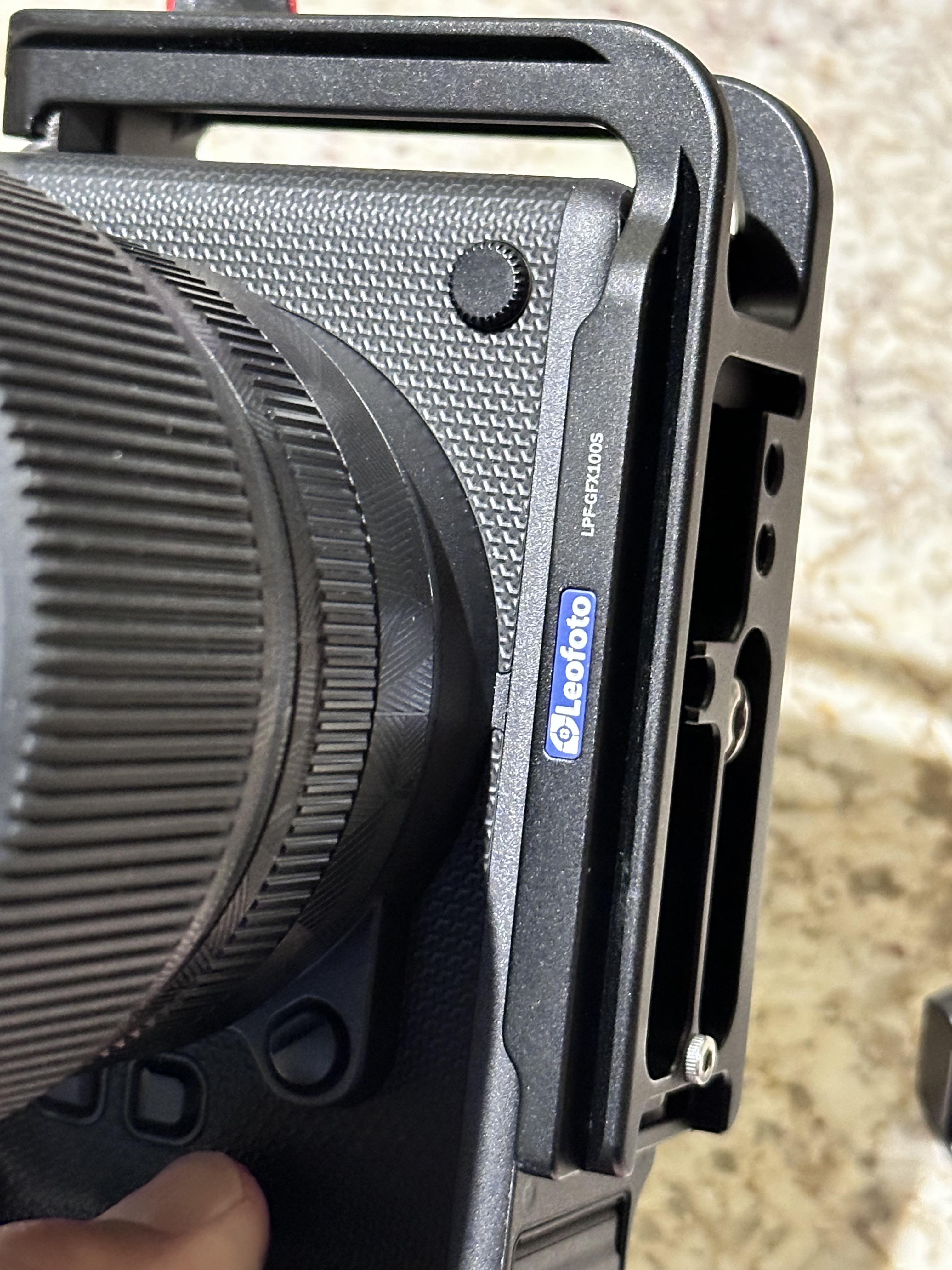 Leofoto LPF-GFX-100S L Plate for Fujifilm GFX100S / GFX50SII / GFX100II / GFX100SII | Arca Compatible