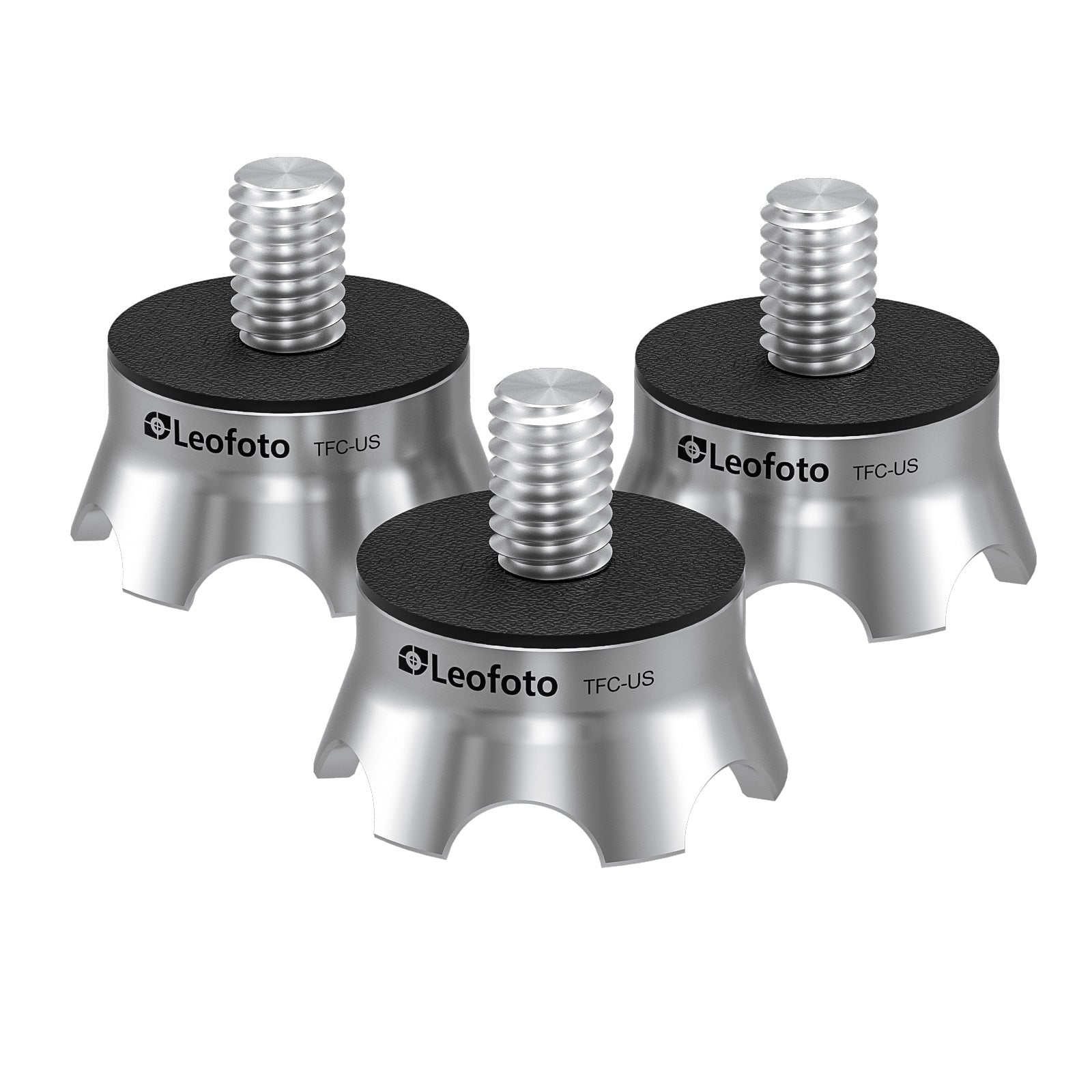 Leofoto TFC-US | Set of 3 Tripod Claw Feet 3/8'' Thread