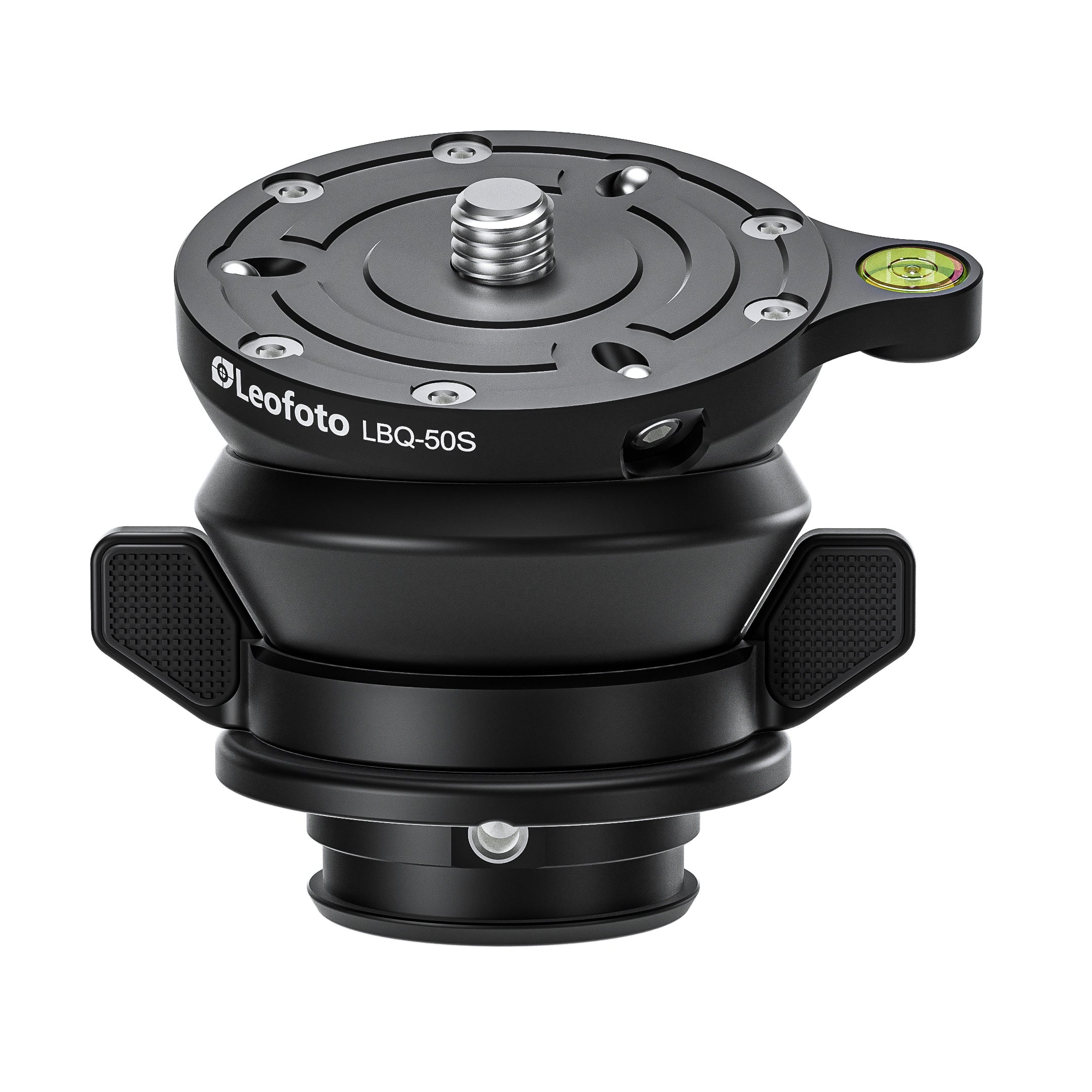Leofoto LBQ-50S / LBQ-60S (Black / Silver Edition) Leveling Base for LG/LQ Series Tripods