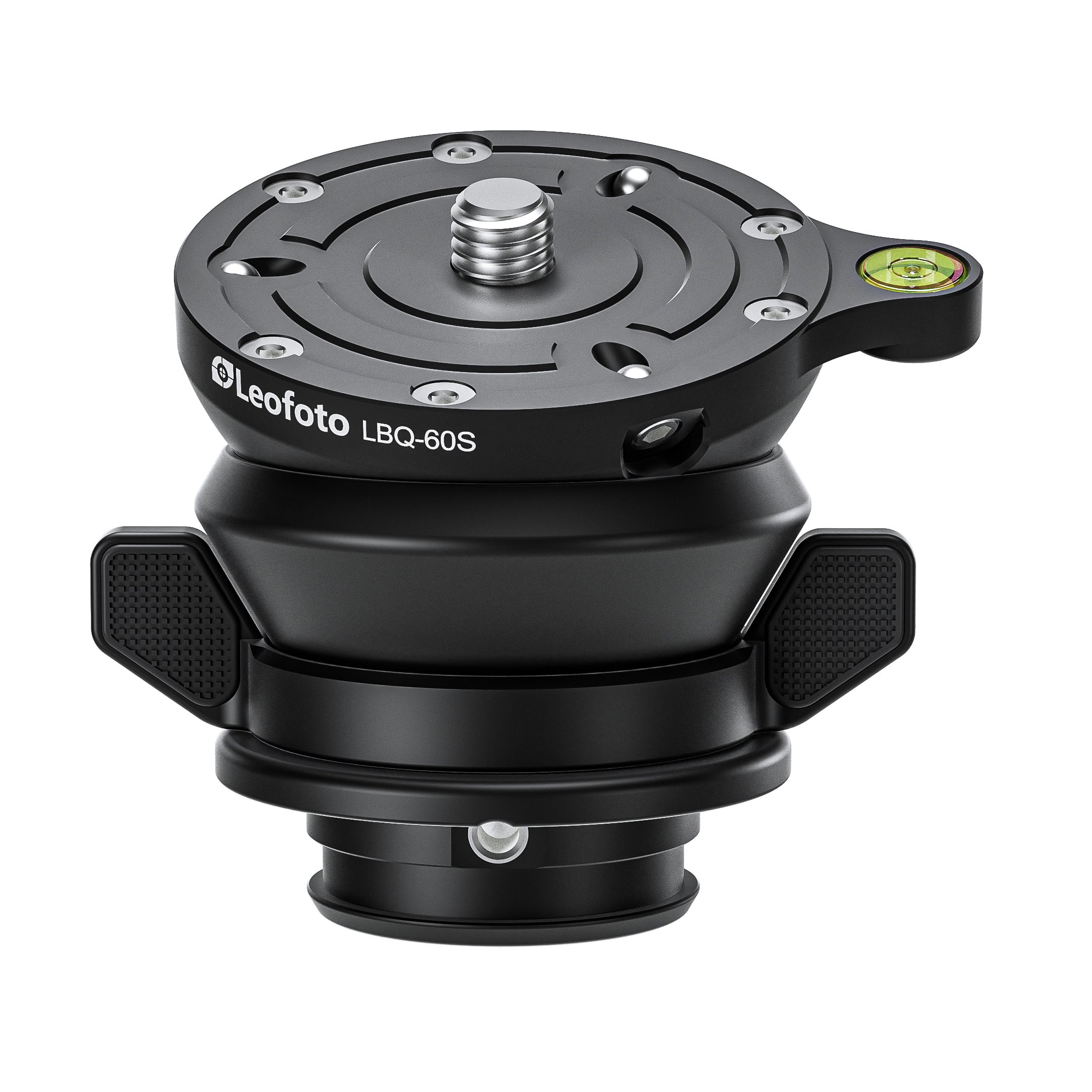 Leofoto LBQ-50S / LBQ-60S (Black / Silver Edition) Leveling Base for LG/LQ Series Tripods