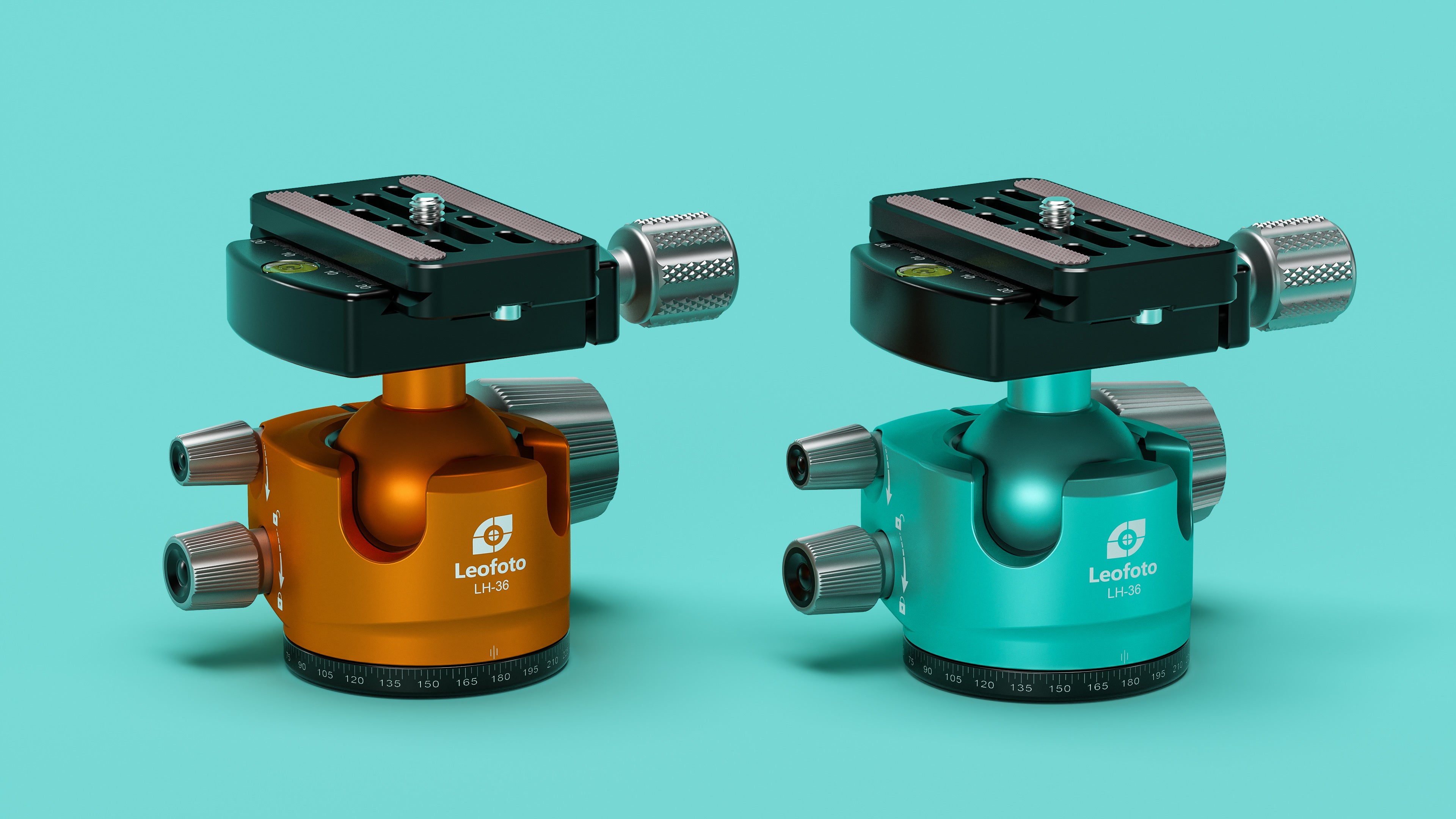 Leofoto LA-284C+LH-36 (Limited Edition Orange/Teal) Ocean Tripod with Ballhead | Water and Corrosion Resistance