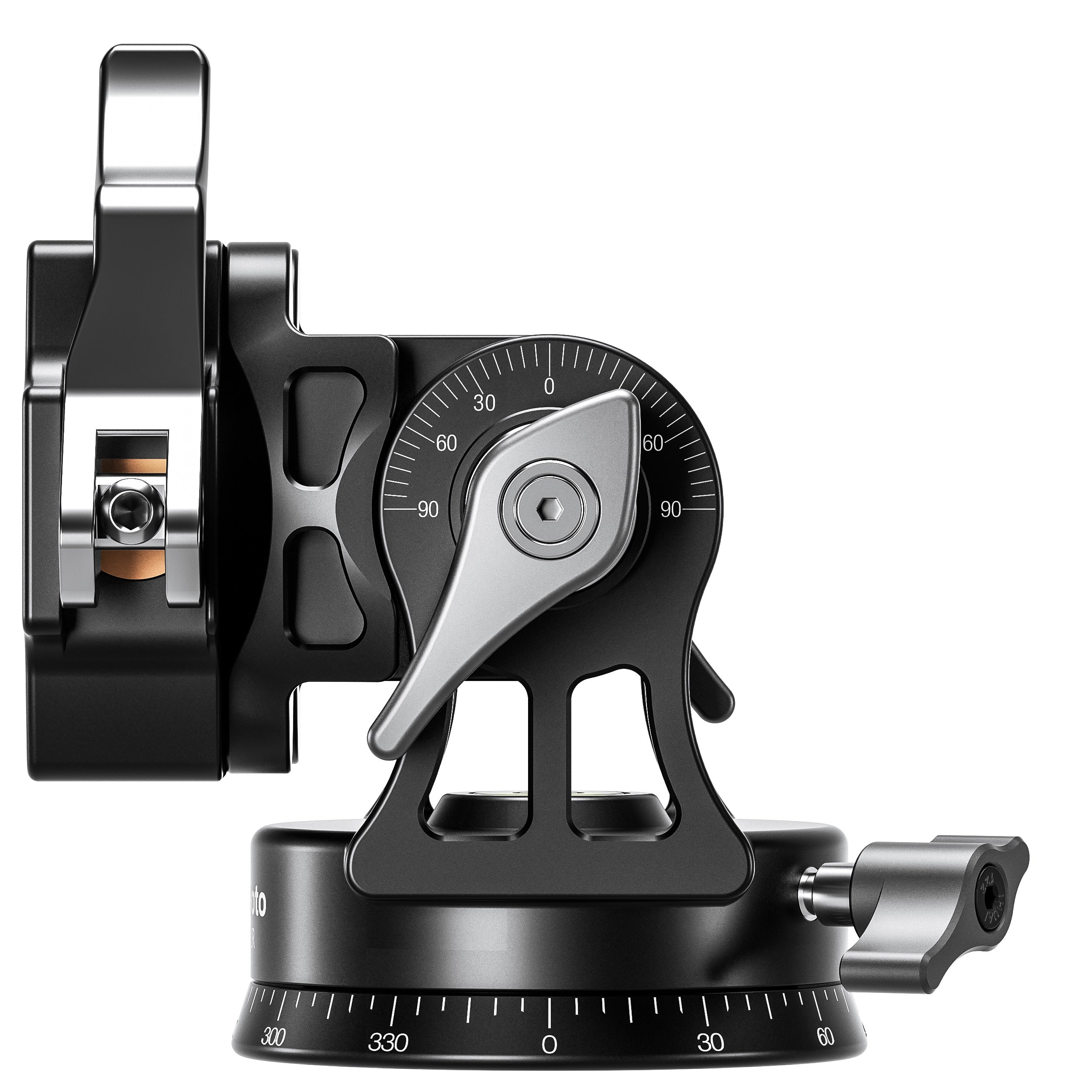 Leofoto VH-30LR Two-Way Tele Lens Head | Arca Compatible Lever Clamp