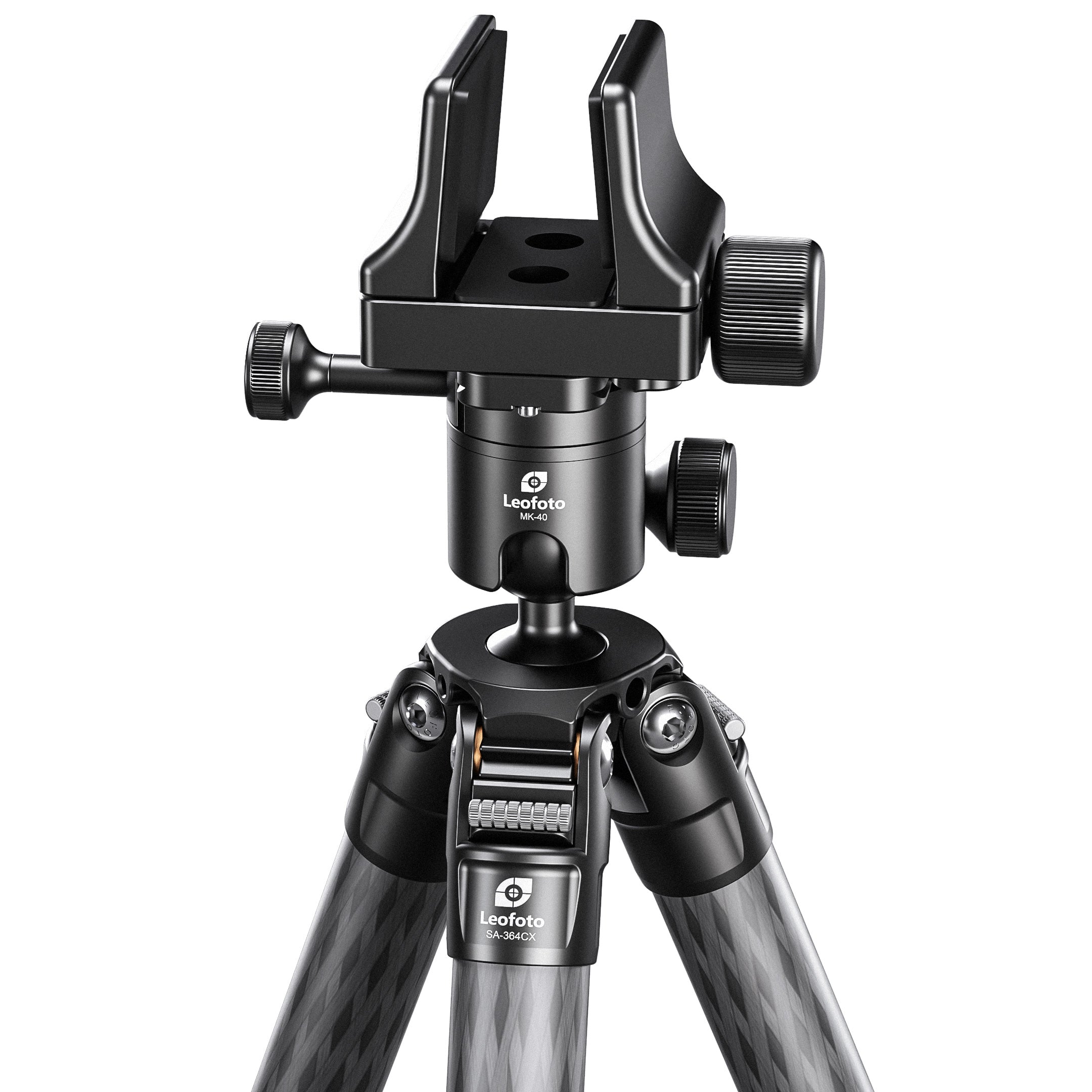 Leofoto SA-X+MK-40X+GS-3 Outdoors Tripod with Ball Head and Clamp Set | SA-X & 3/8" | Arca Compatible