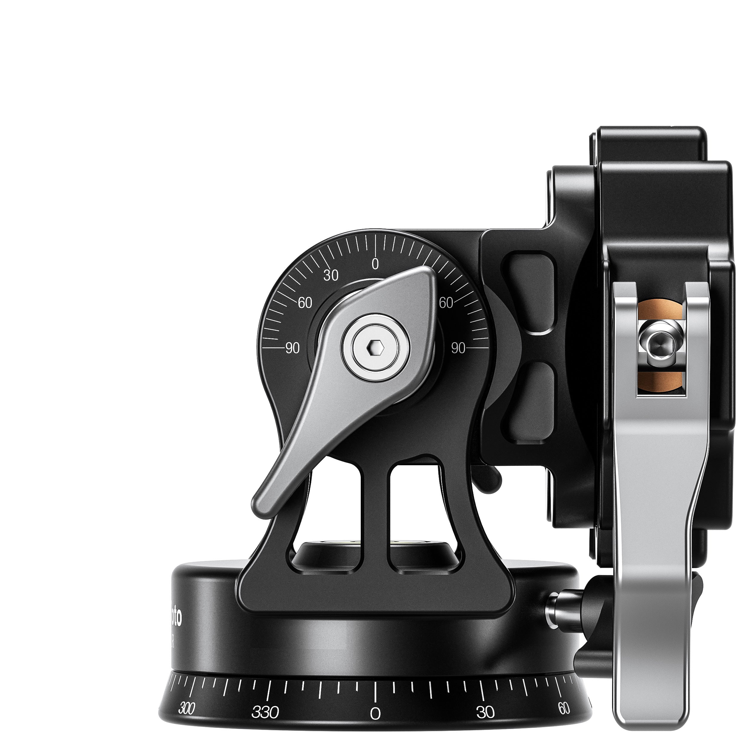 Leofoto VH-30LR Two-Way Tele Lens Head | Arca Compatible Lever Clamp
