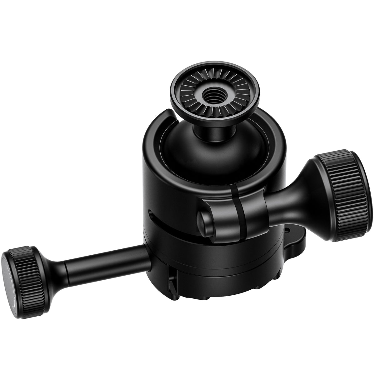 Leofoto MK-40X Ballhead + GS-3 Rifle Support Combo | Arca-Compatible Ball Head & Clamp Mount
