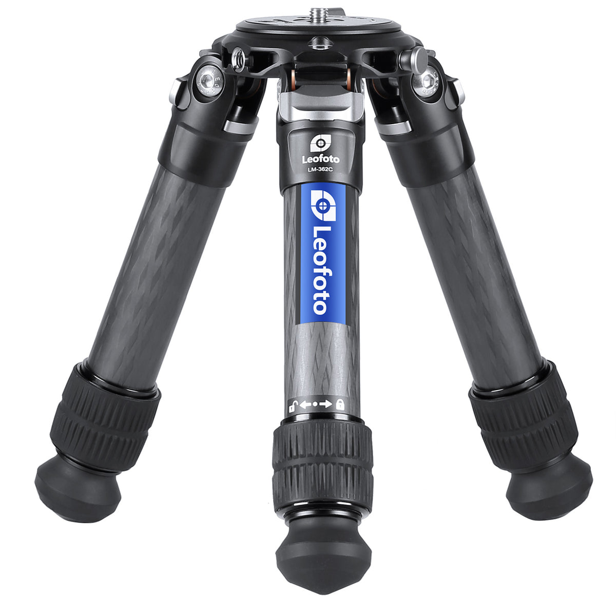 Leofoto LM-362C Short Carbon Fiber Tripod with 75mm Video Bowl+Platform and Bag | Max Load 99lb