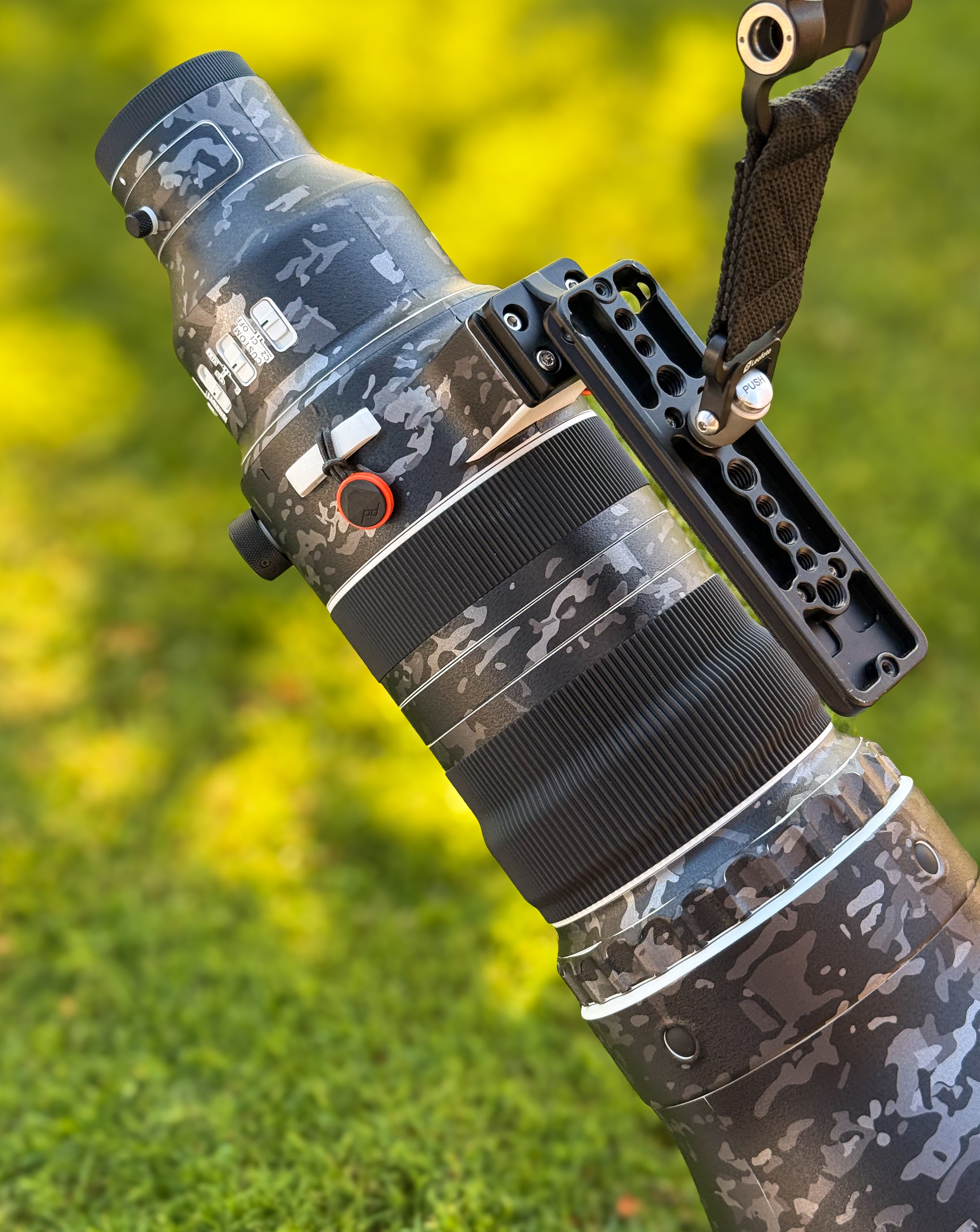 Leofoto SF-05 Upgraded Lens Foot Replacement for Sony FE 400mm f/2.8 GM & 600mm f/4 GM | Enhanced Silicone Grip