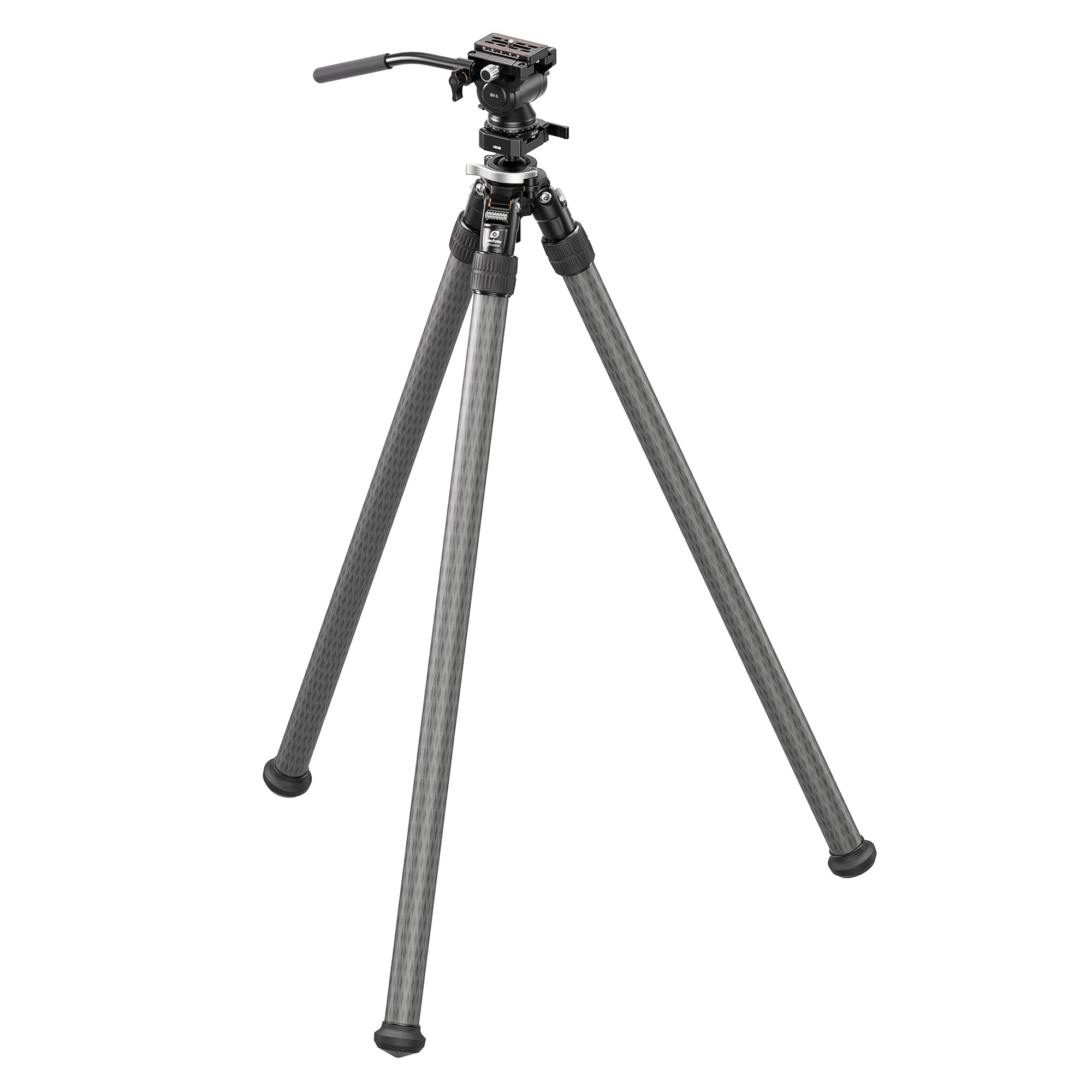 Leofoto STO-322CX Inverted Outdoors Series Carbon Fiber Tripod with Integrated Lever-Control Ballhead | Leg Tube Diameter: 32/36 mm