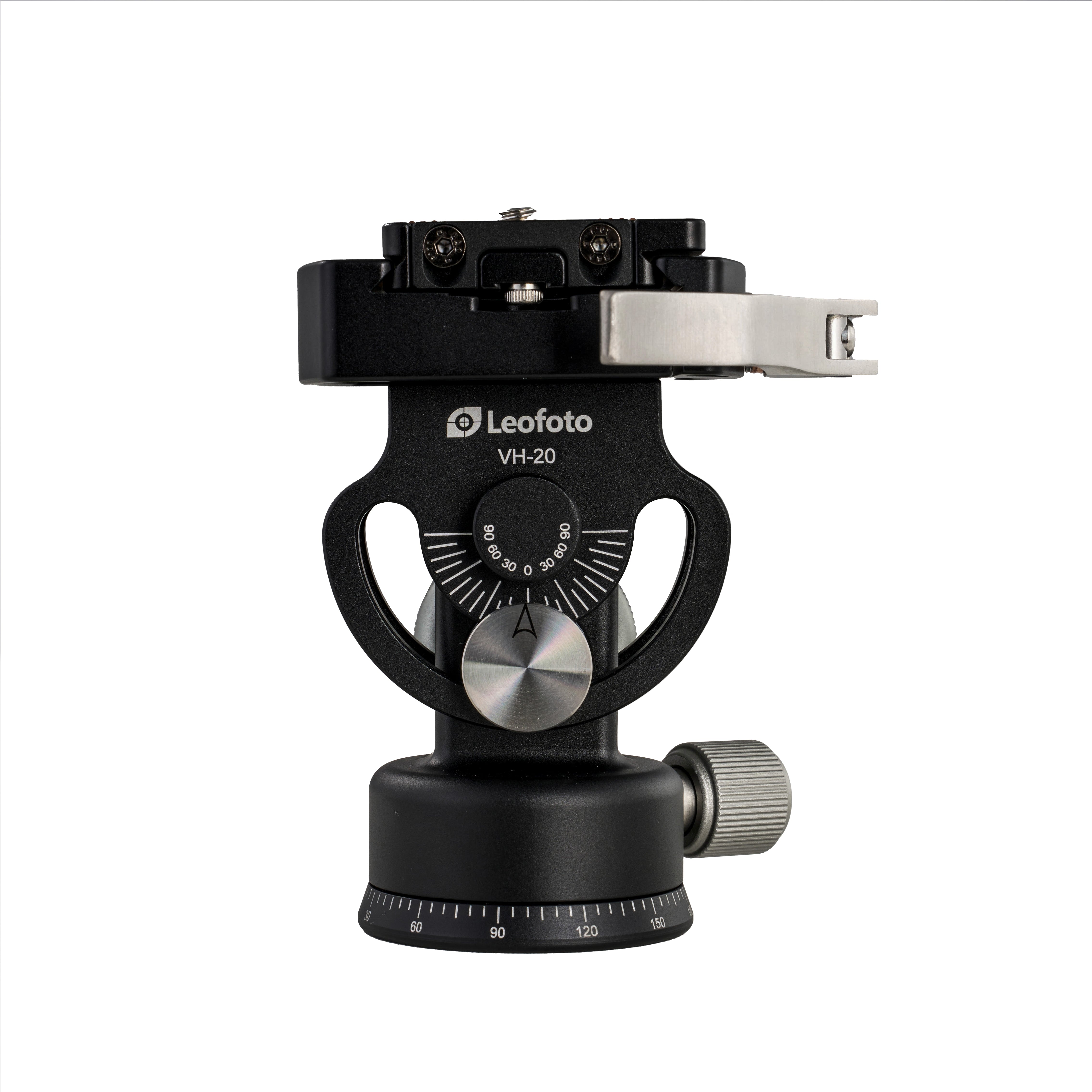Leofoto VH-20LR 2-Way Monopod Head | Arca Compatible Lever Clamp