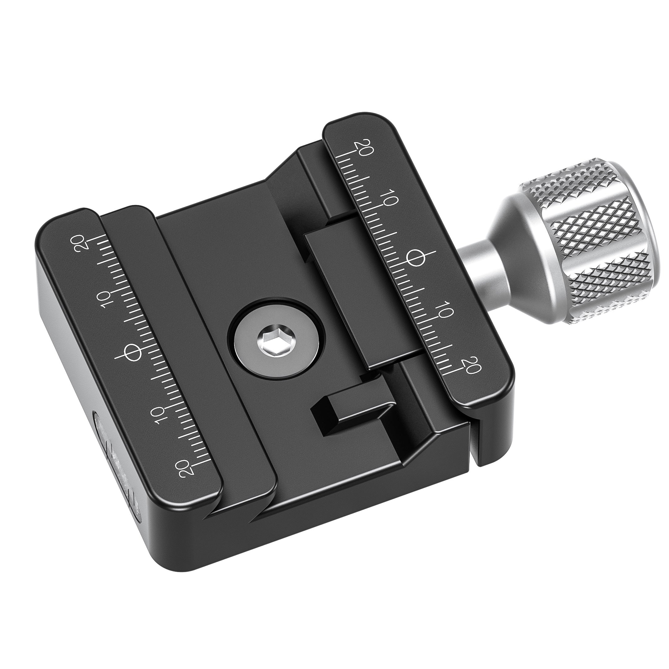 Leofoto LSK-50 50mm Screw-Knob Dual Clamp for Shooting/Hunting | Arca + Picatinny