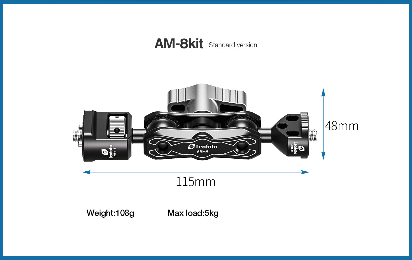 Leofoto AM-8 Professional Magic Arm Kit