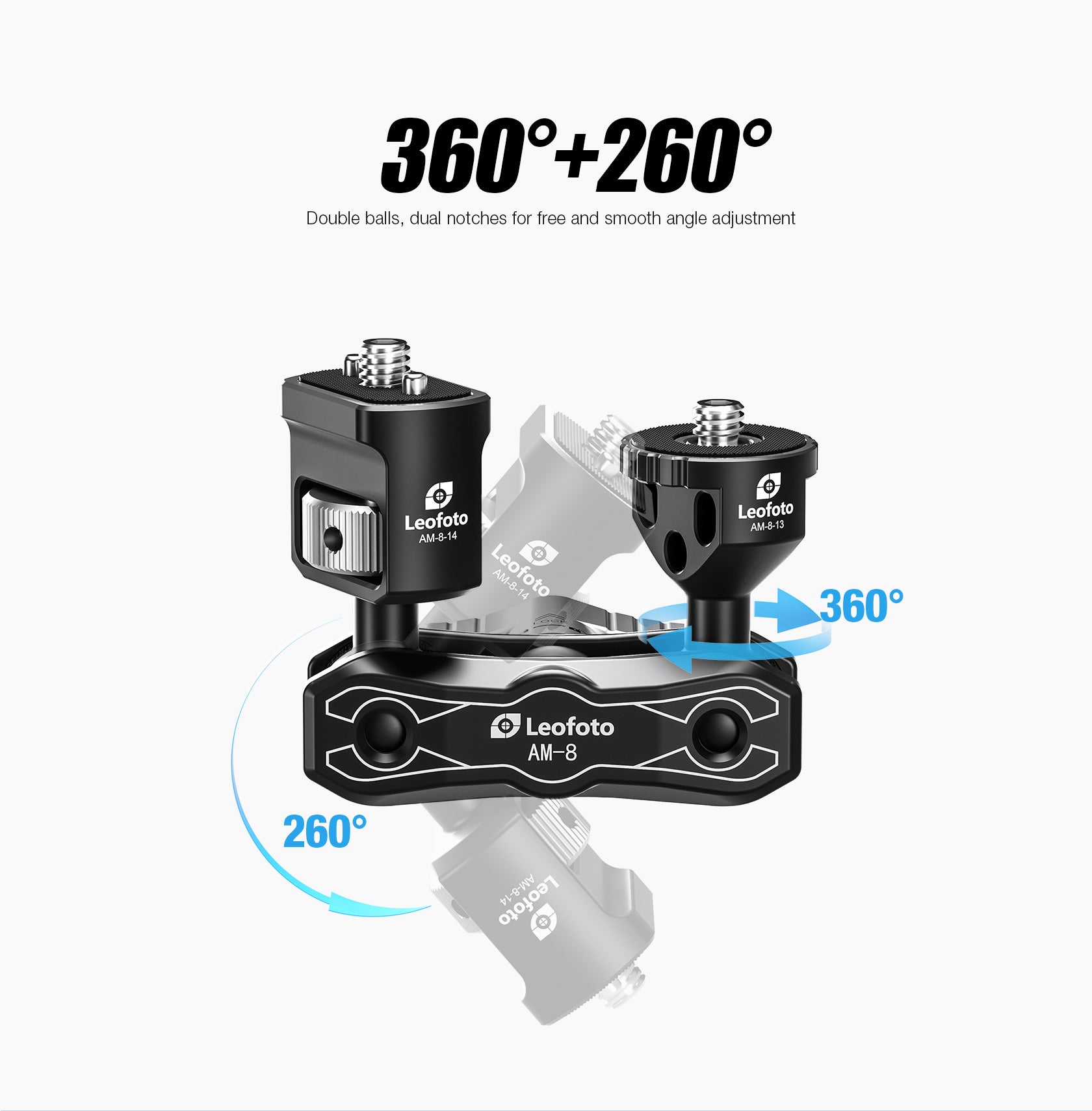 Leofoto AM-8 Professional Magic Arm Kit