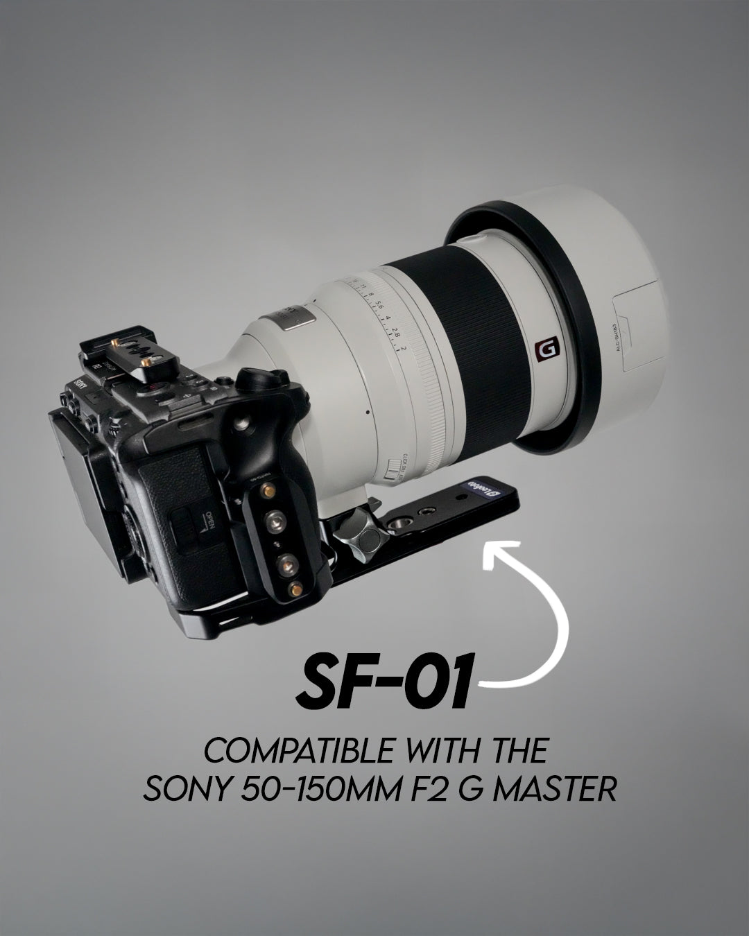 Leofoto SF-01 Replacement Lens Foot for SONY FE 70-200mm F/2.8 GM I&II, FE 100-400mm F/4.5-5.6 GM & FE 300mm F2.8 GM, FE 300mm F/2.8 GM OSS, FE 50-150mm F2 GM