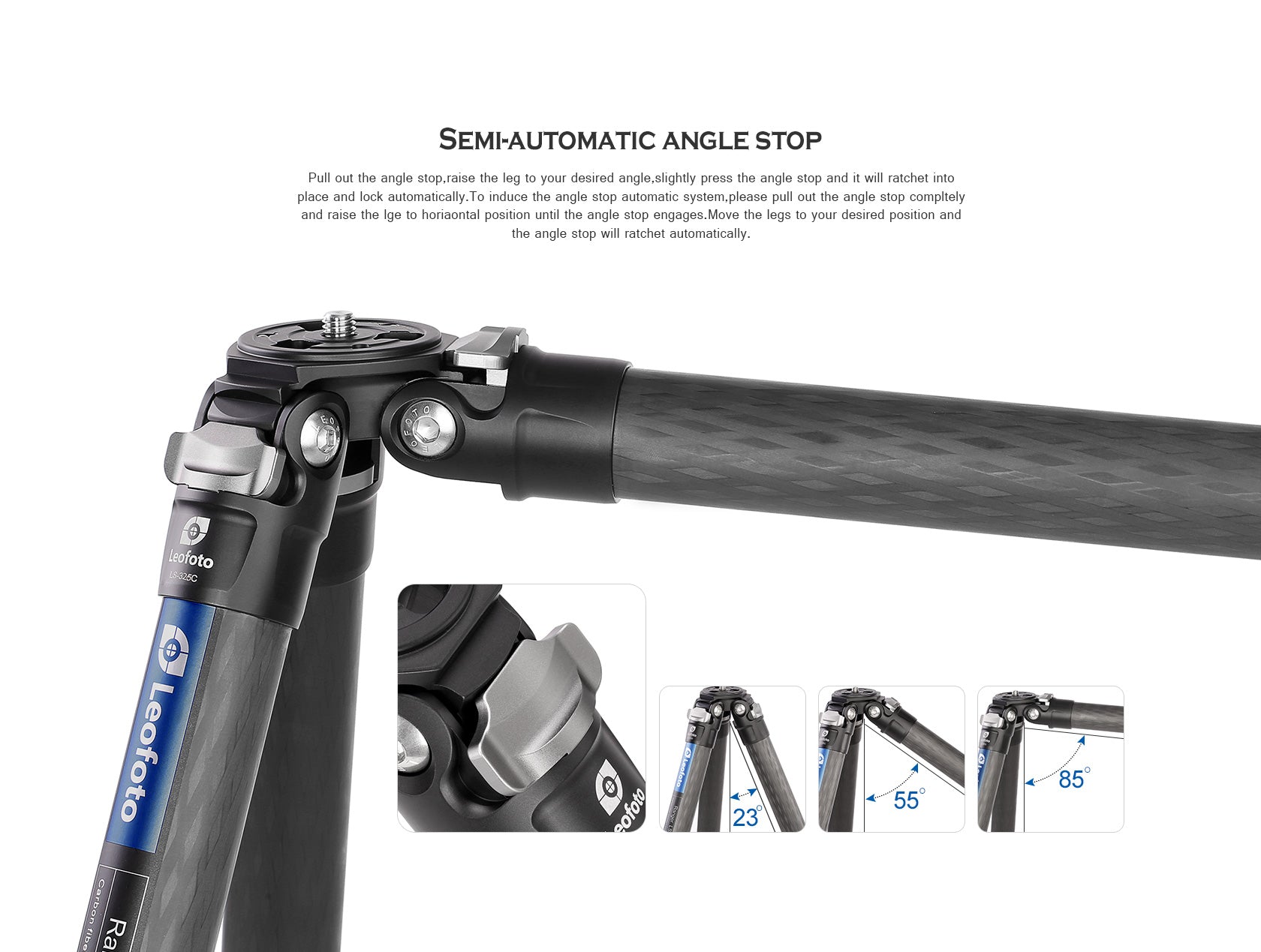 Leofoto LS-325C Ranger Series Tripod Set