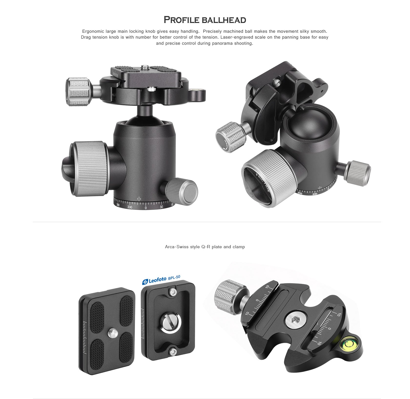 Leofoto LX-255CT + XB-32 Reversible Travel Tripod with Ball Head Set