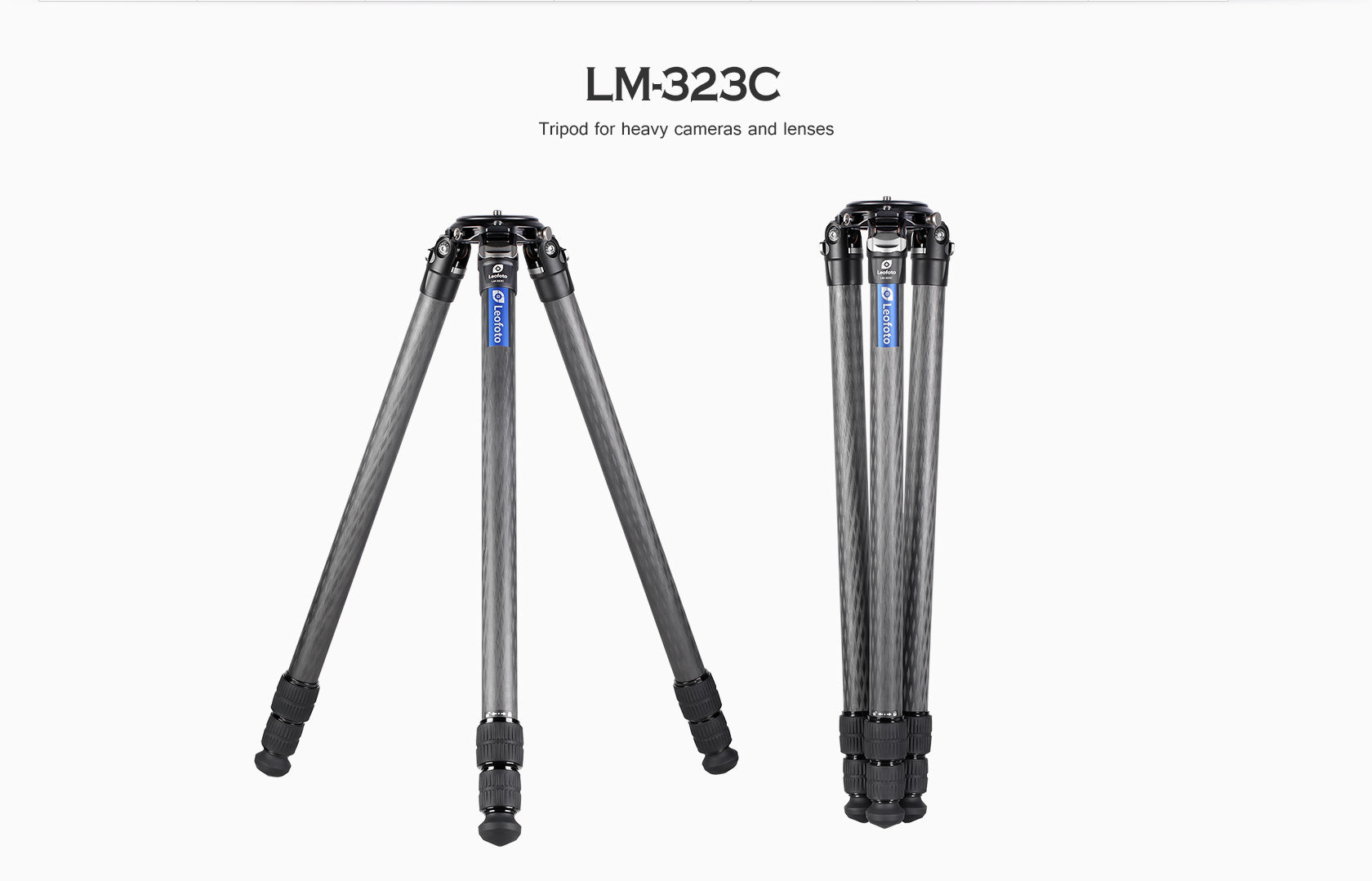 Leofoto LM-323C Tripod with 75mm Video Bowl+Platform and Bag