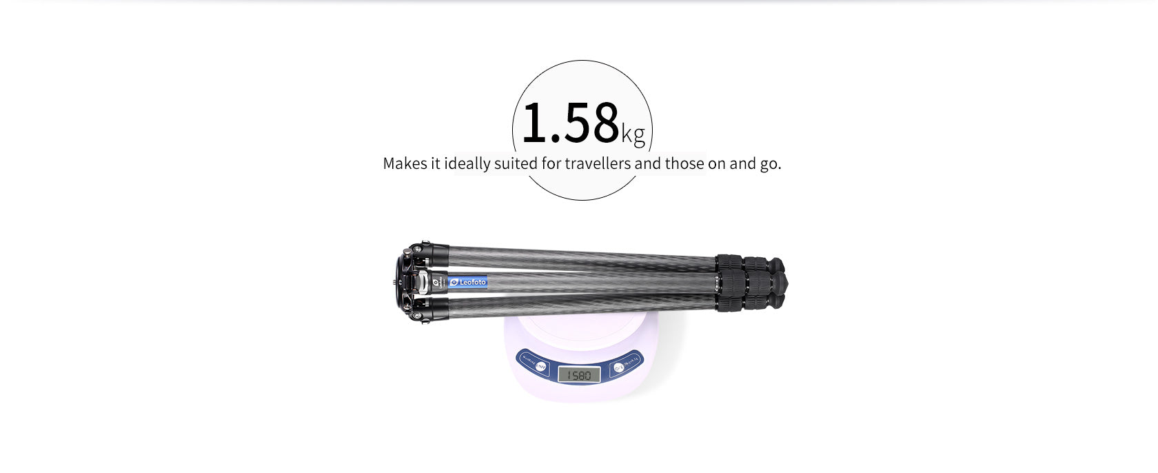 Leofoto LM-323C Tripod with 75mm Video Bowl+Platform and Bag