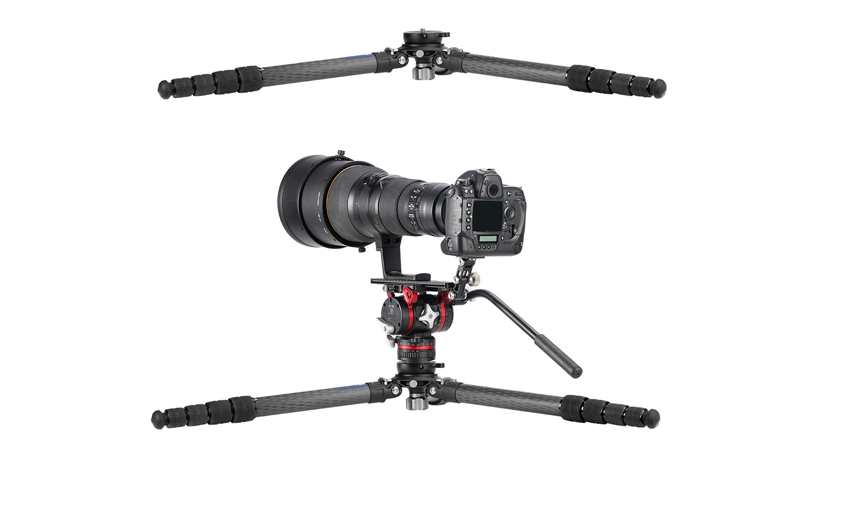 Leofoto YB-75LP / YB-75MP / YB-75SP | Leveling Base with Handle for 75mm Bowl | 3/8"