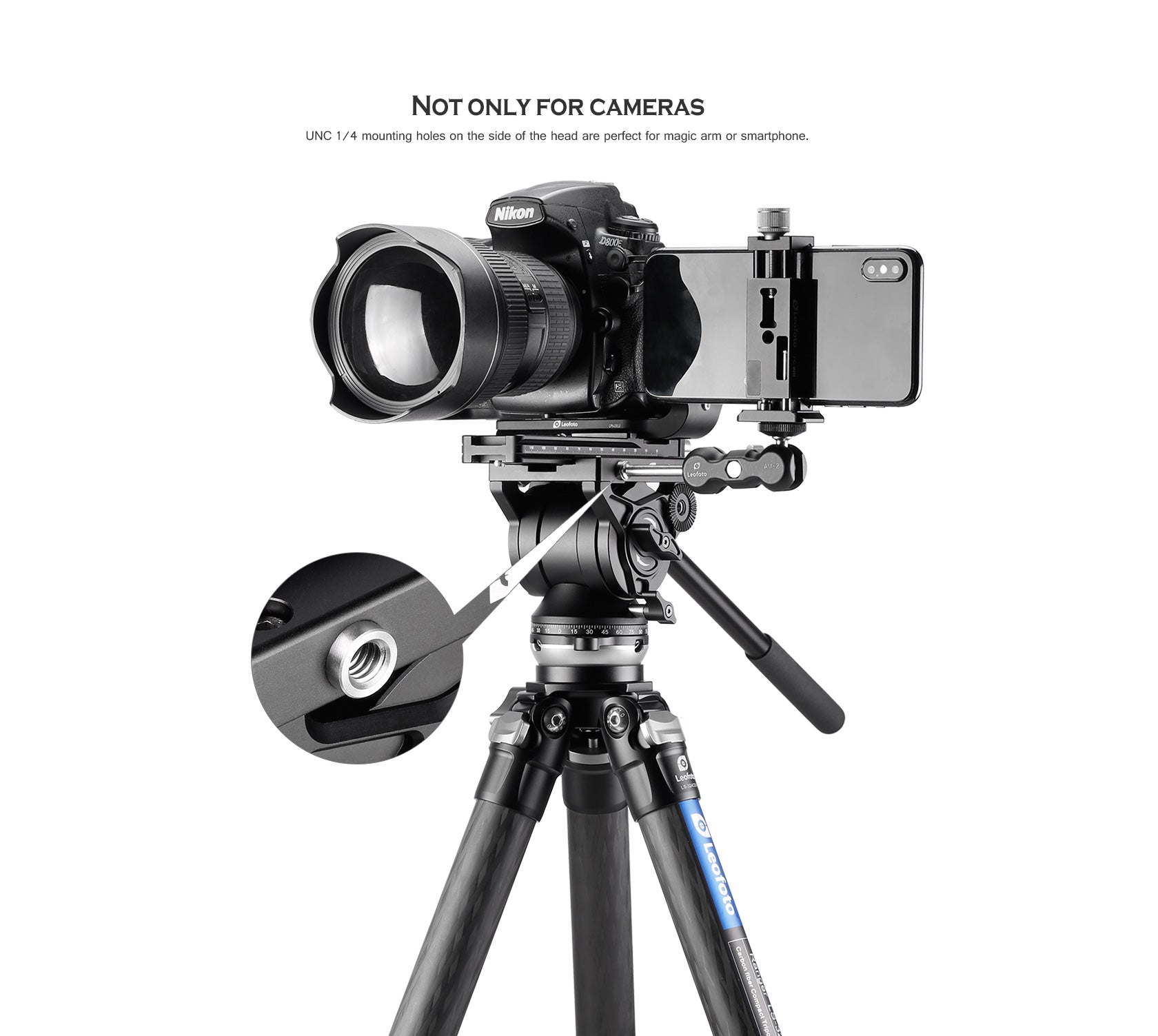 “Open Box" Leofoto BV-10 60mm Fluid Video Head with Arca-Compatible Clamp