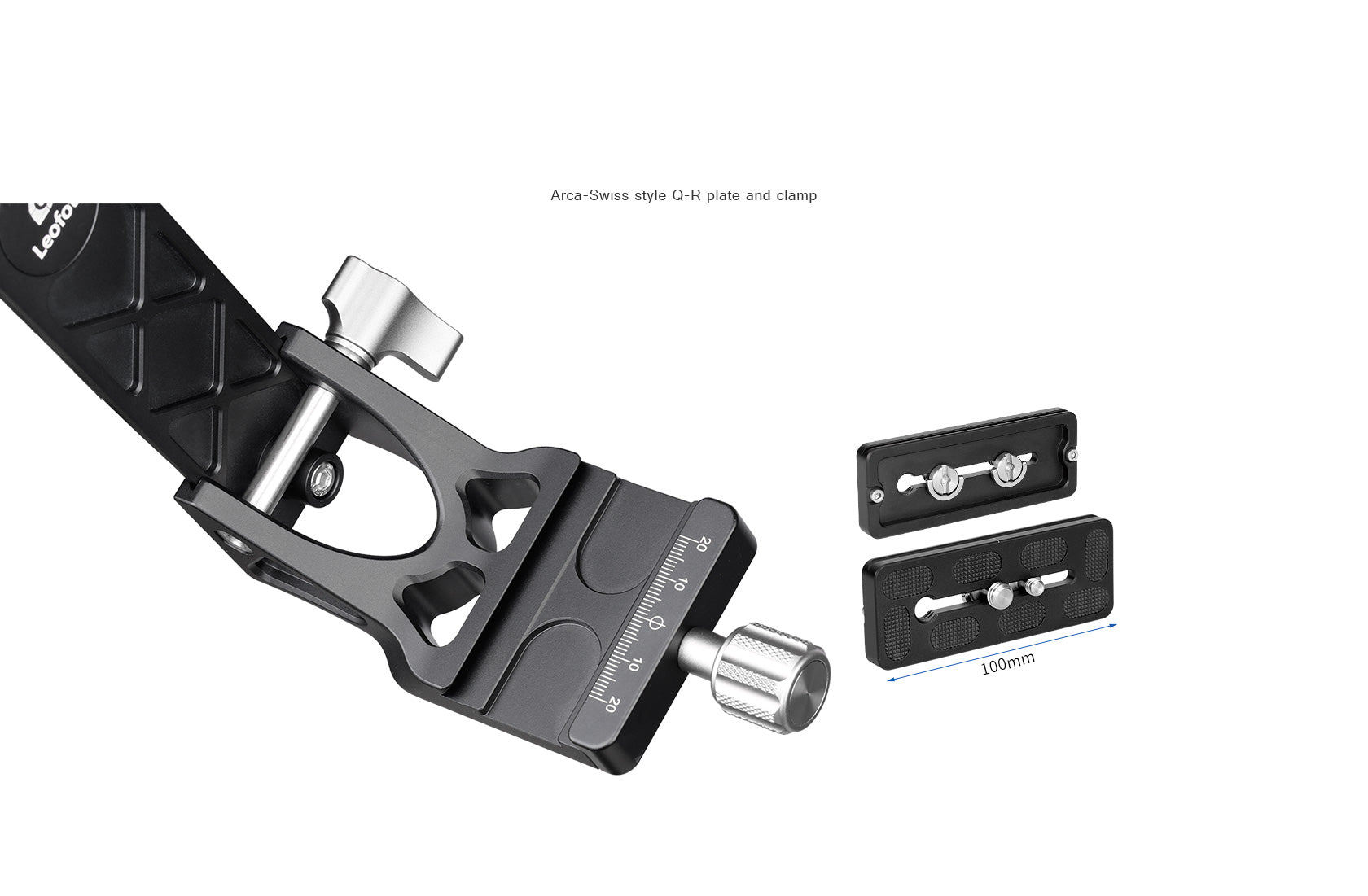 Leofoto PG-1 Lightweight Gimbal Tripod Head w/ Plate & Bag (Black/Camo)