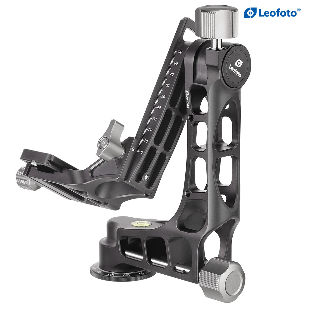Leofoto PG-1 Lightweight Gimbal Tripod Head w/ Plate & Bag (Black/Camo)